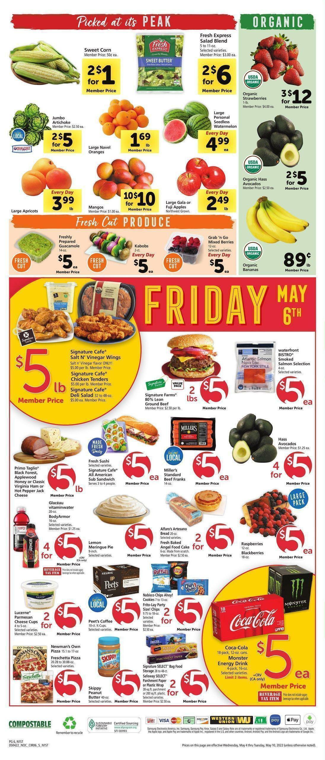 Safeway Weekly Ad from May 4