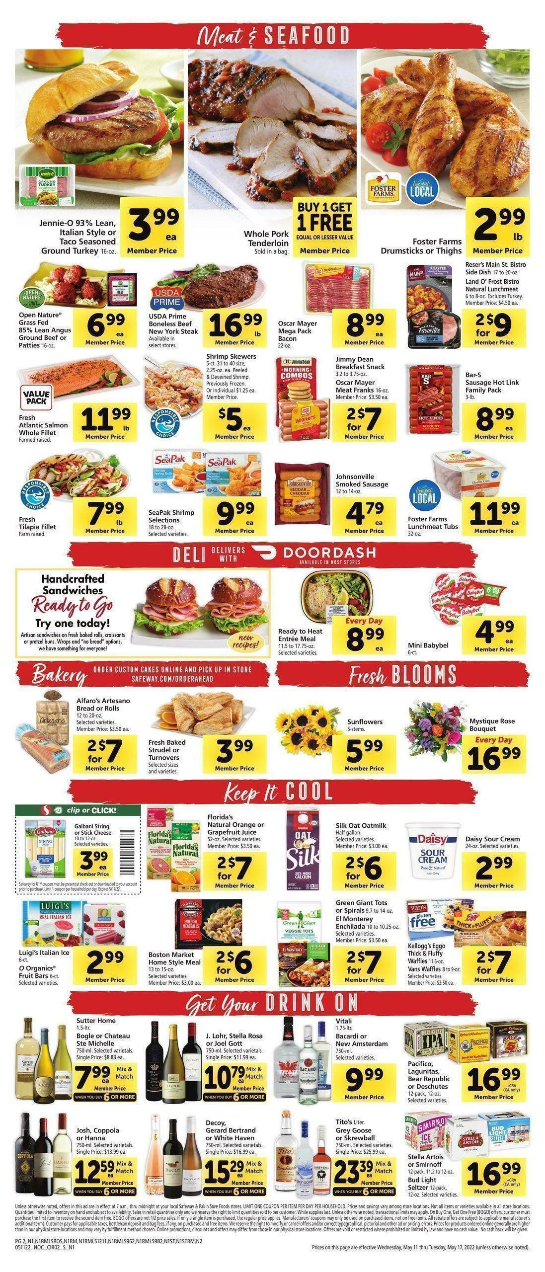 Safeway Weekly Ad from May 11