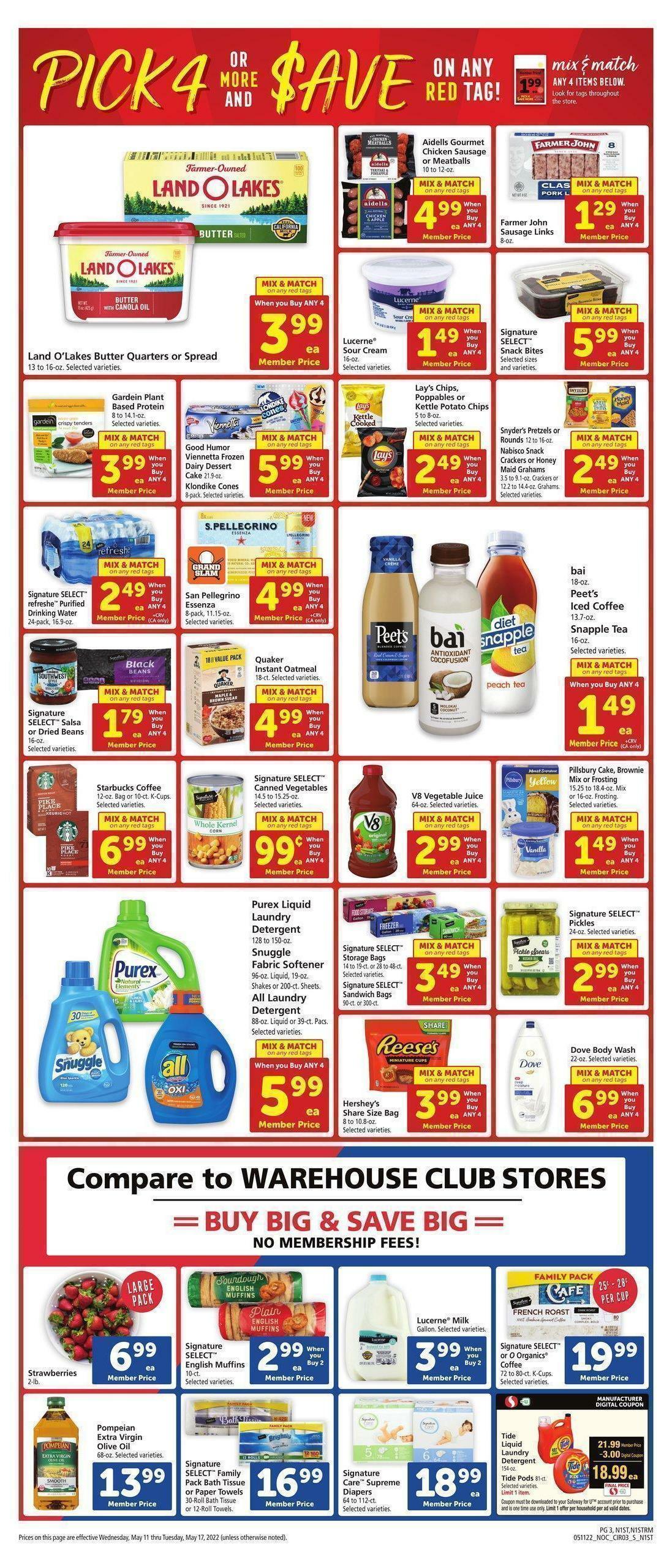 Safeway Weekly Ad from May 11