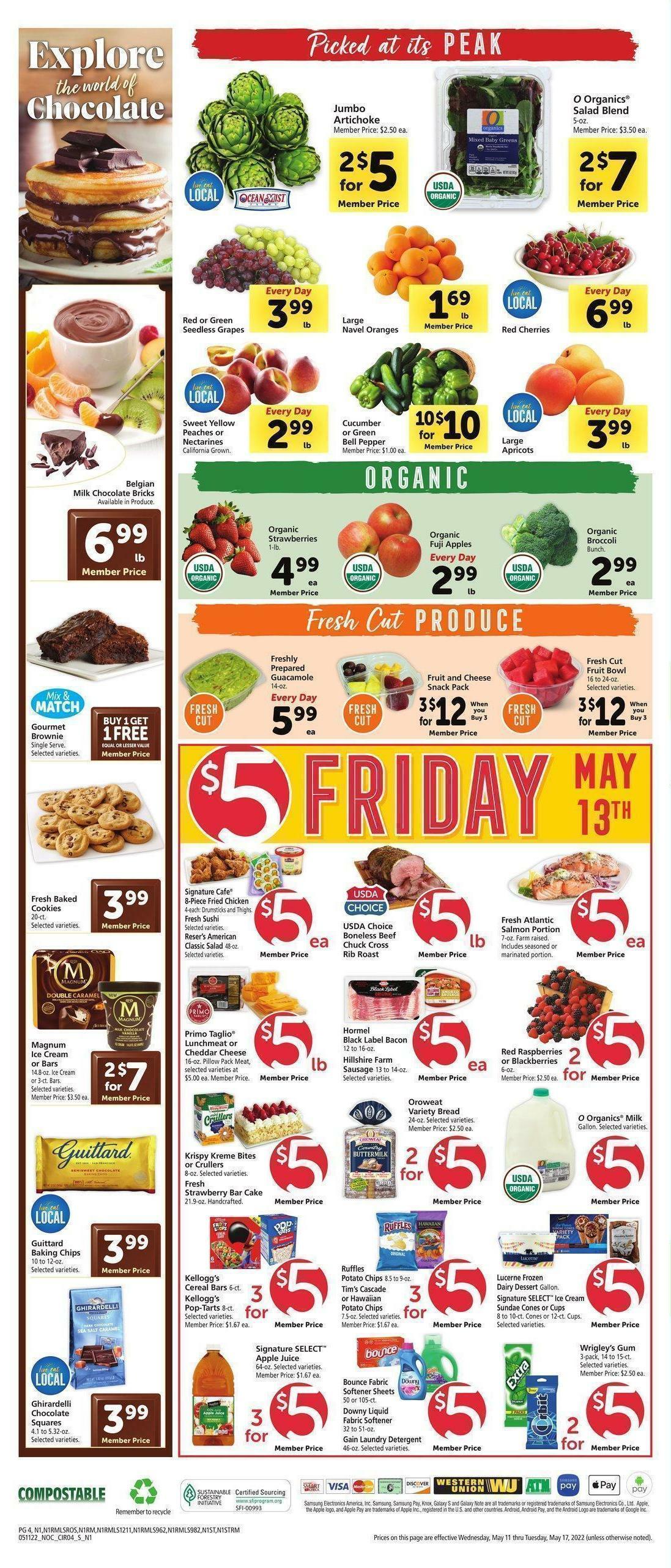 Safeway Weekly Ad from May 11
