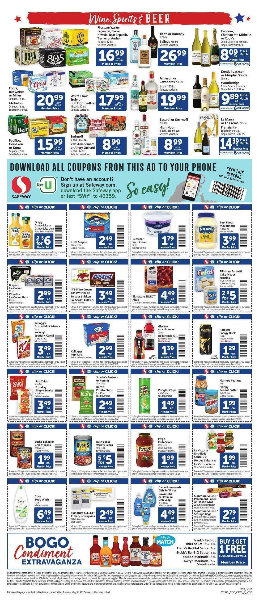 Safeway Weekly Ad from May 25