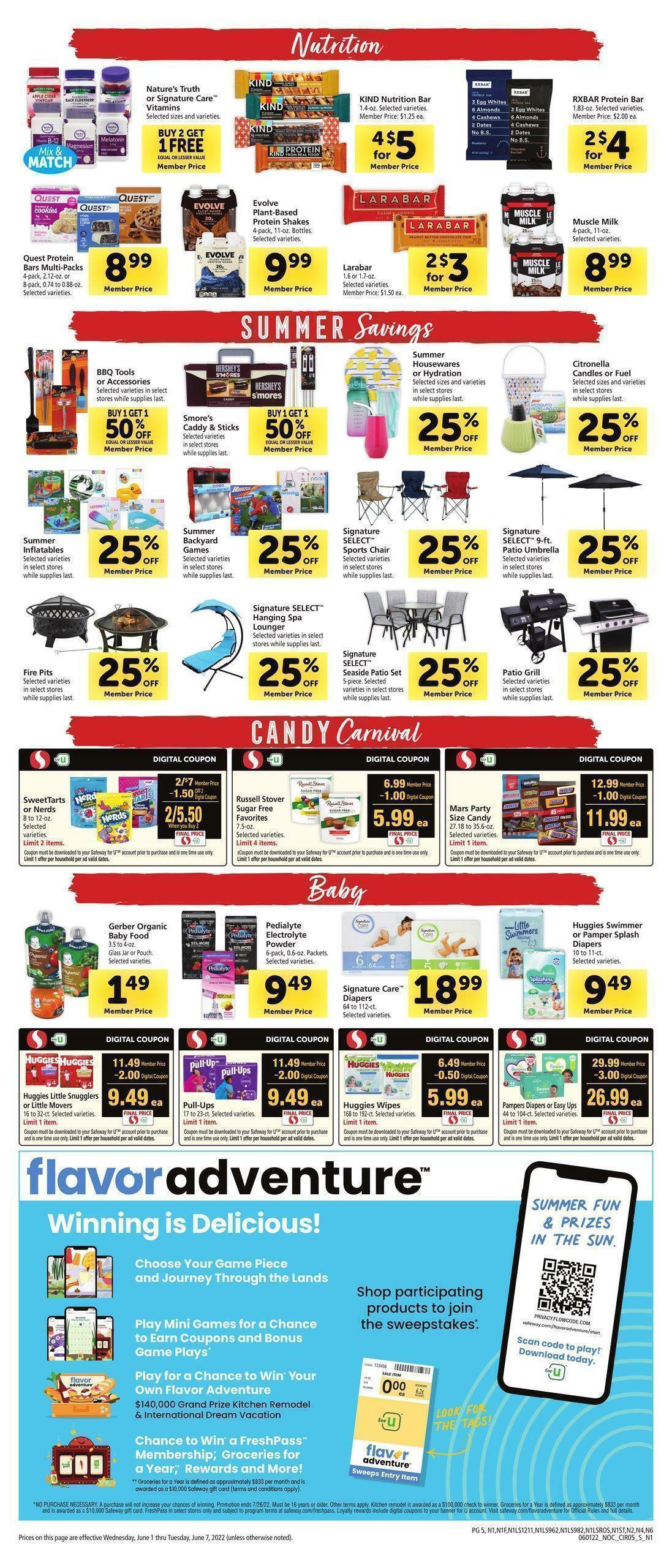 Safeway Weekly Ad from June 1
