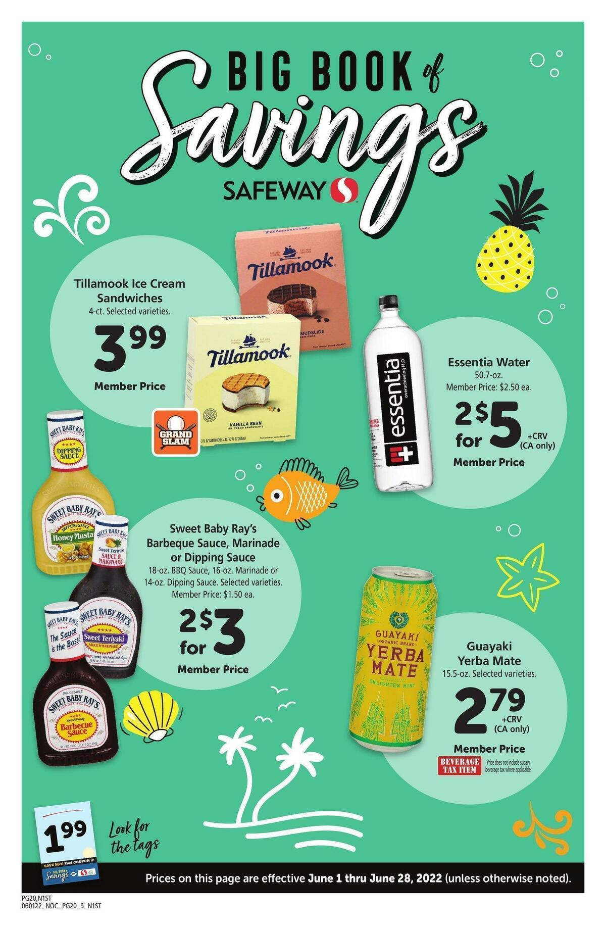 Safeway Big Book of Savings Weekly Ad from June 1