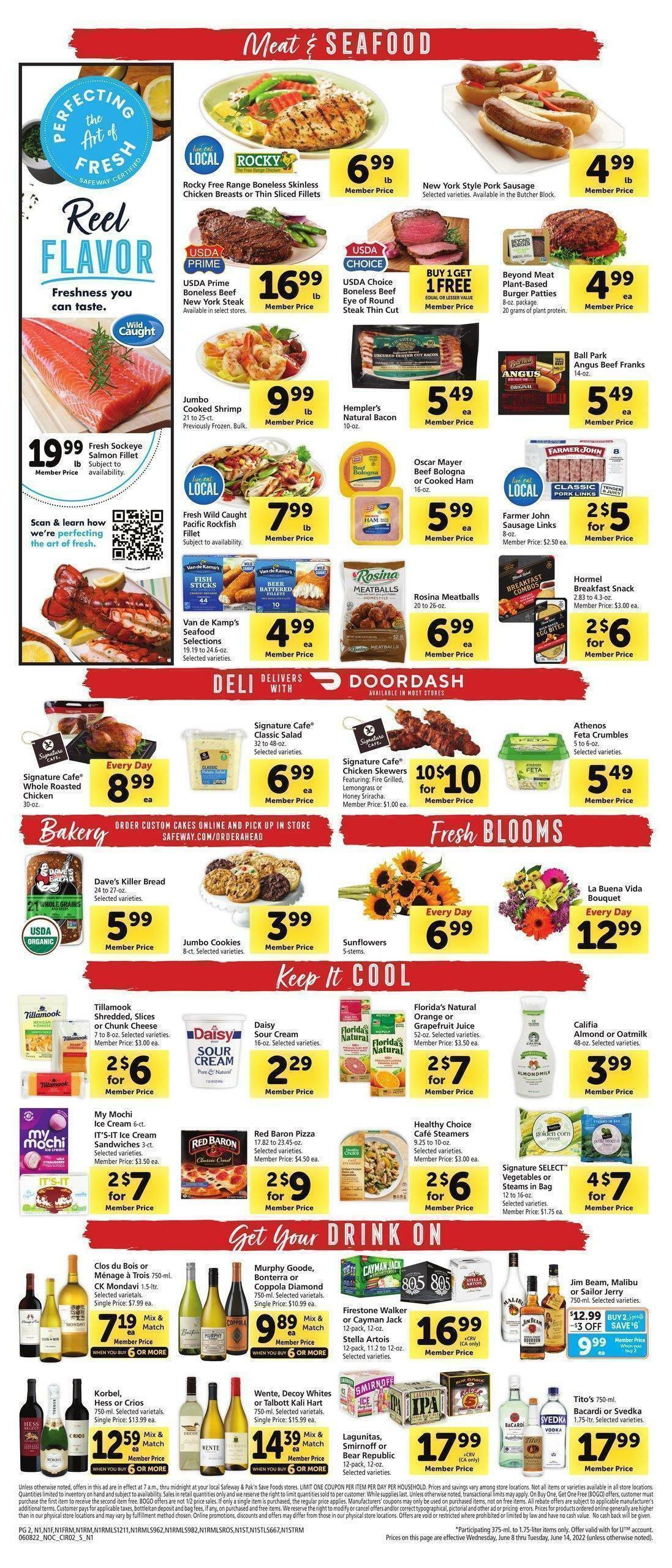 Safeway Weekly Ad from June 8
