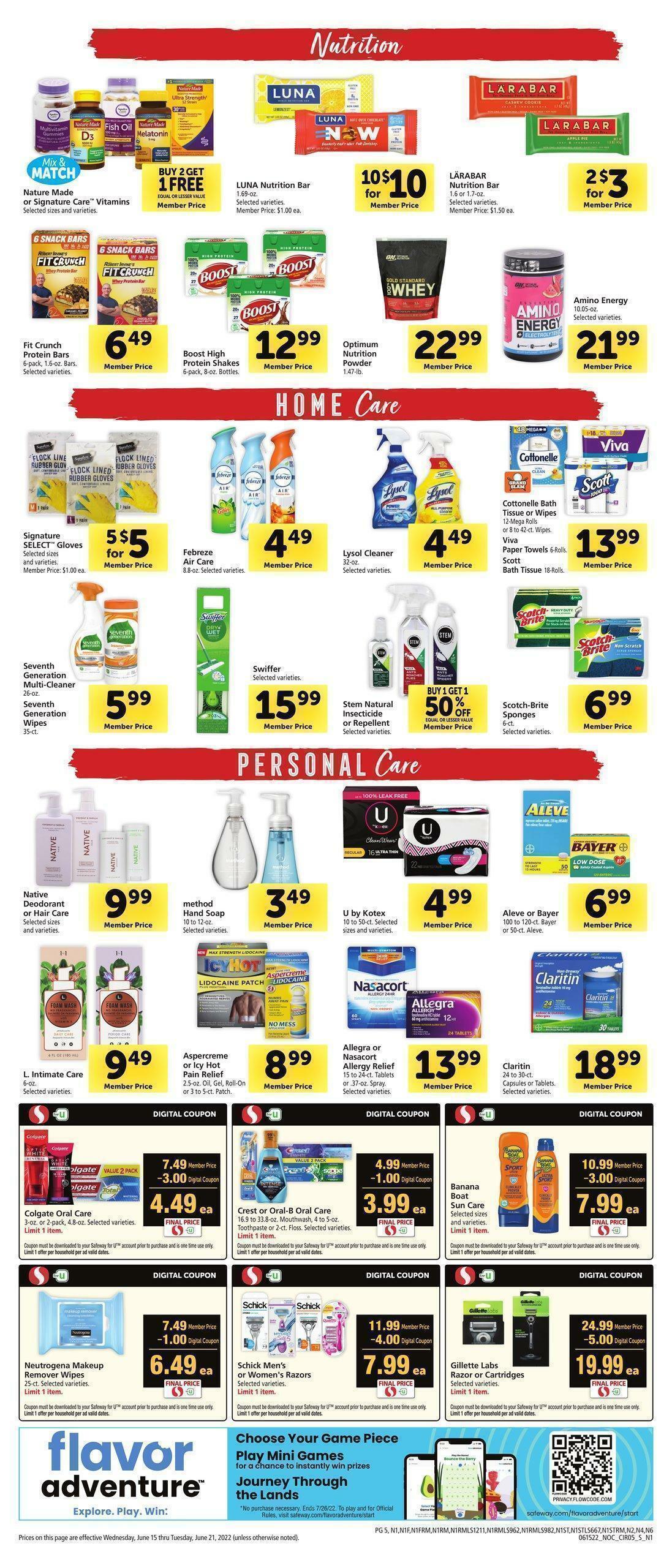 Safeway Weekly Ad from June 15
