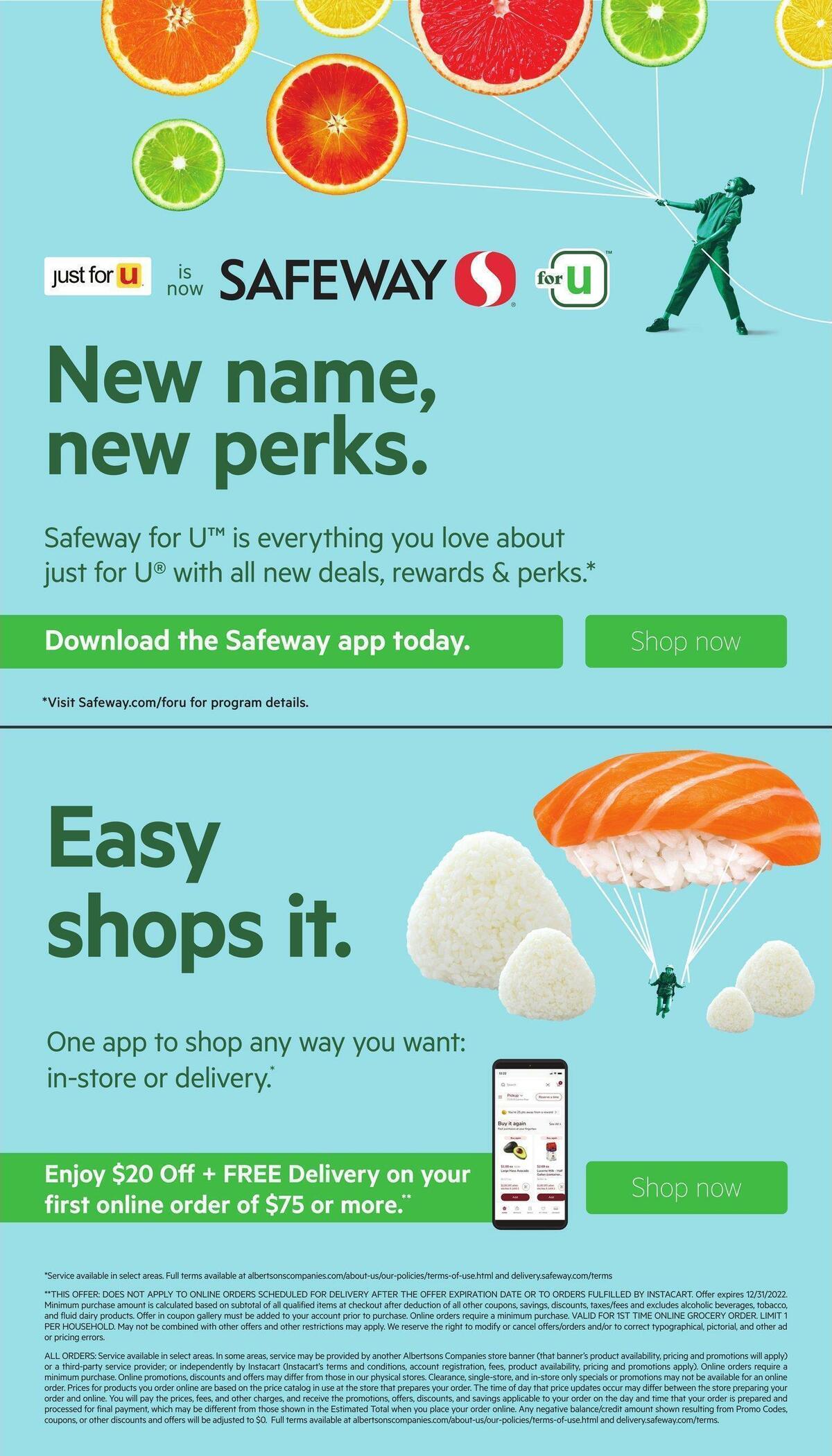 Safeway Weekly Ad from August 24