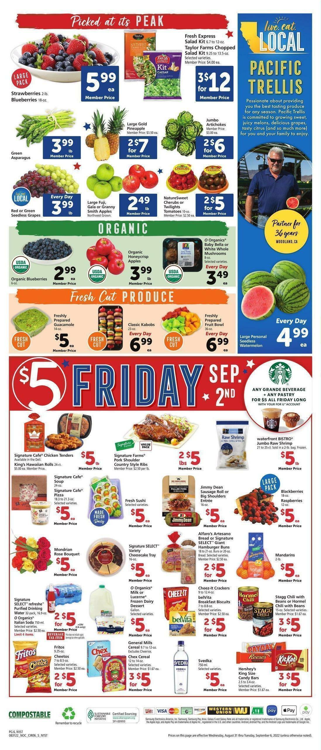 Safeway Weekly Ad from August 31