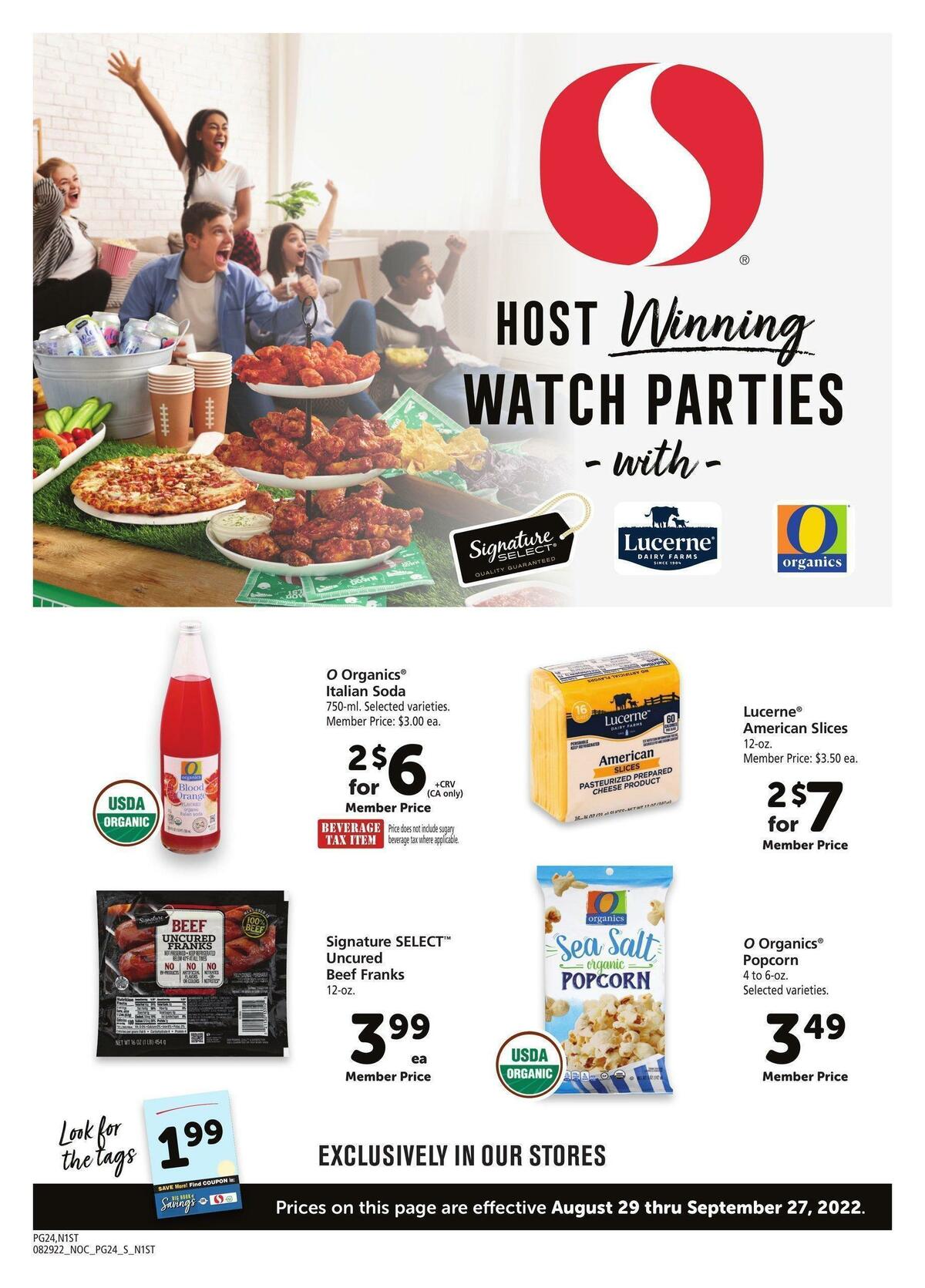 Safeway Big Book of Savings Weekly Ad from August 29