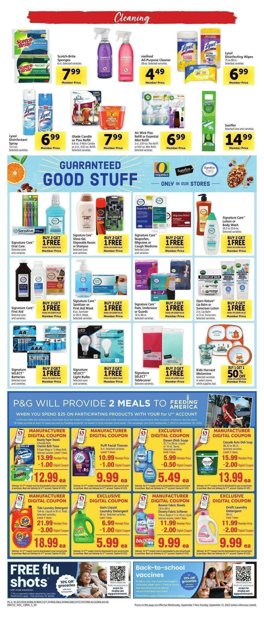Safeway Weekly Ad from September 7