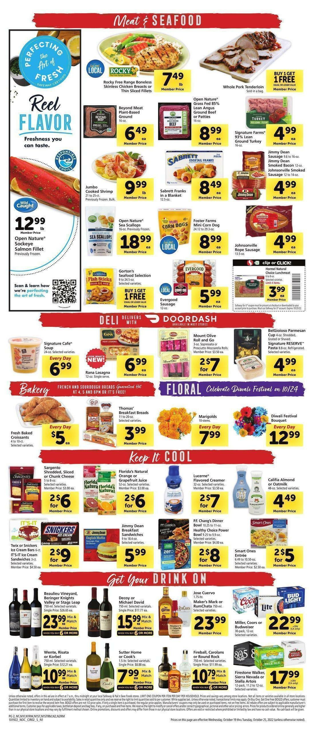 Safeway Weekly Ad from October 19