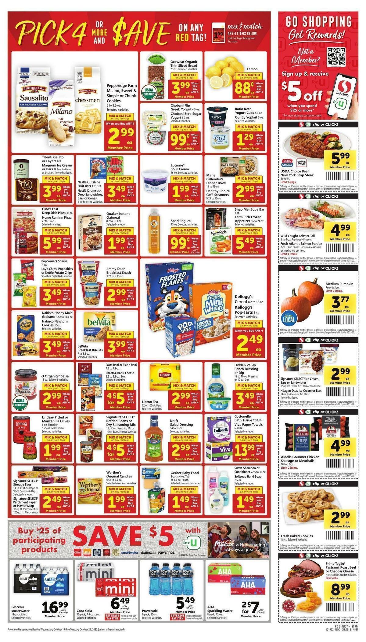Safeway Weekly Ad from October 19