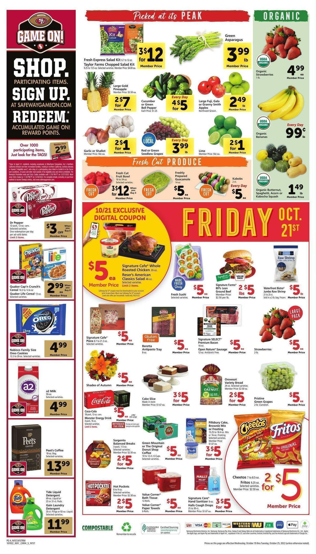 Safeway Weekly Ad from October 19