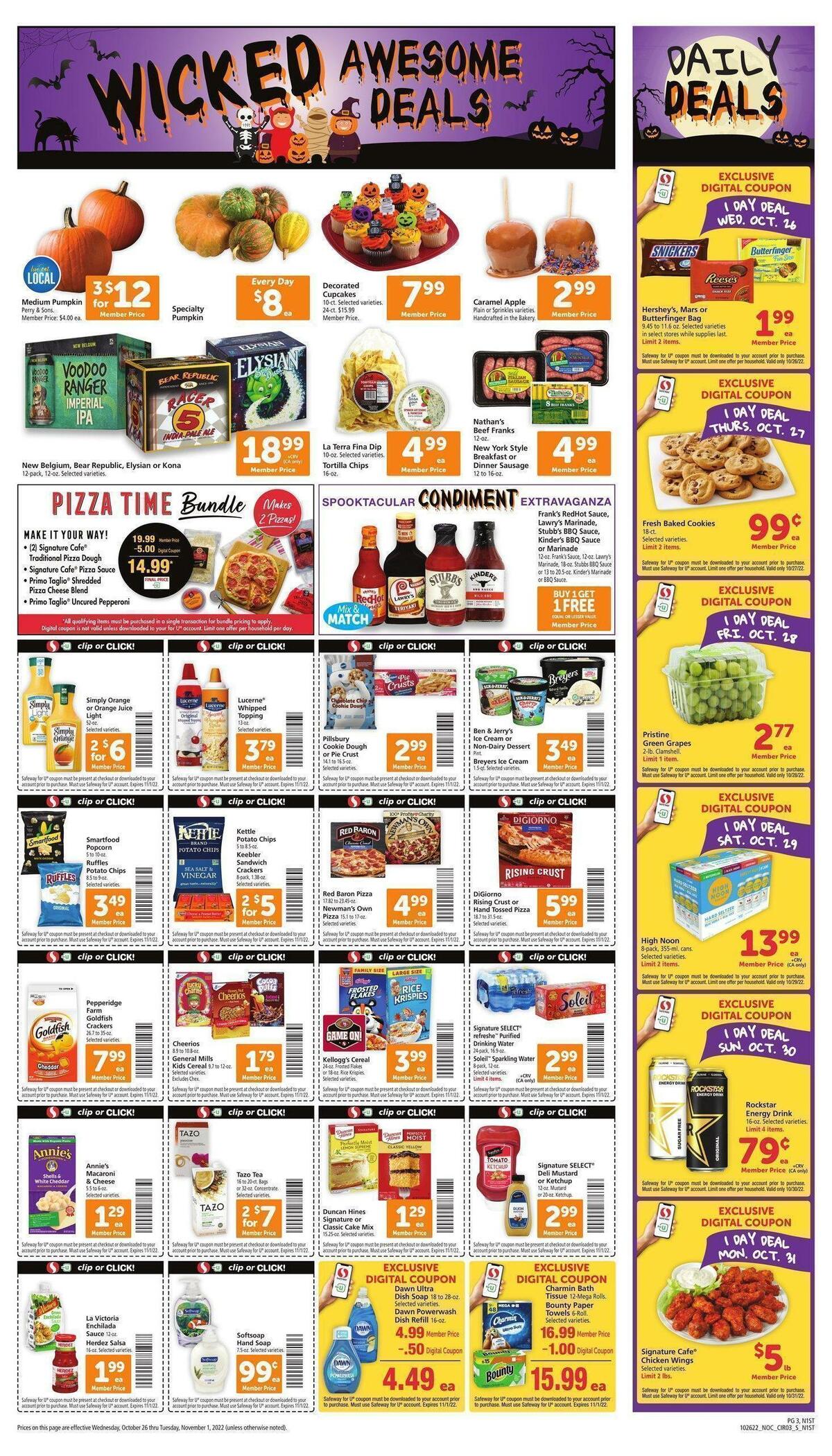 Safeway Weekly Ad from October 26