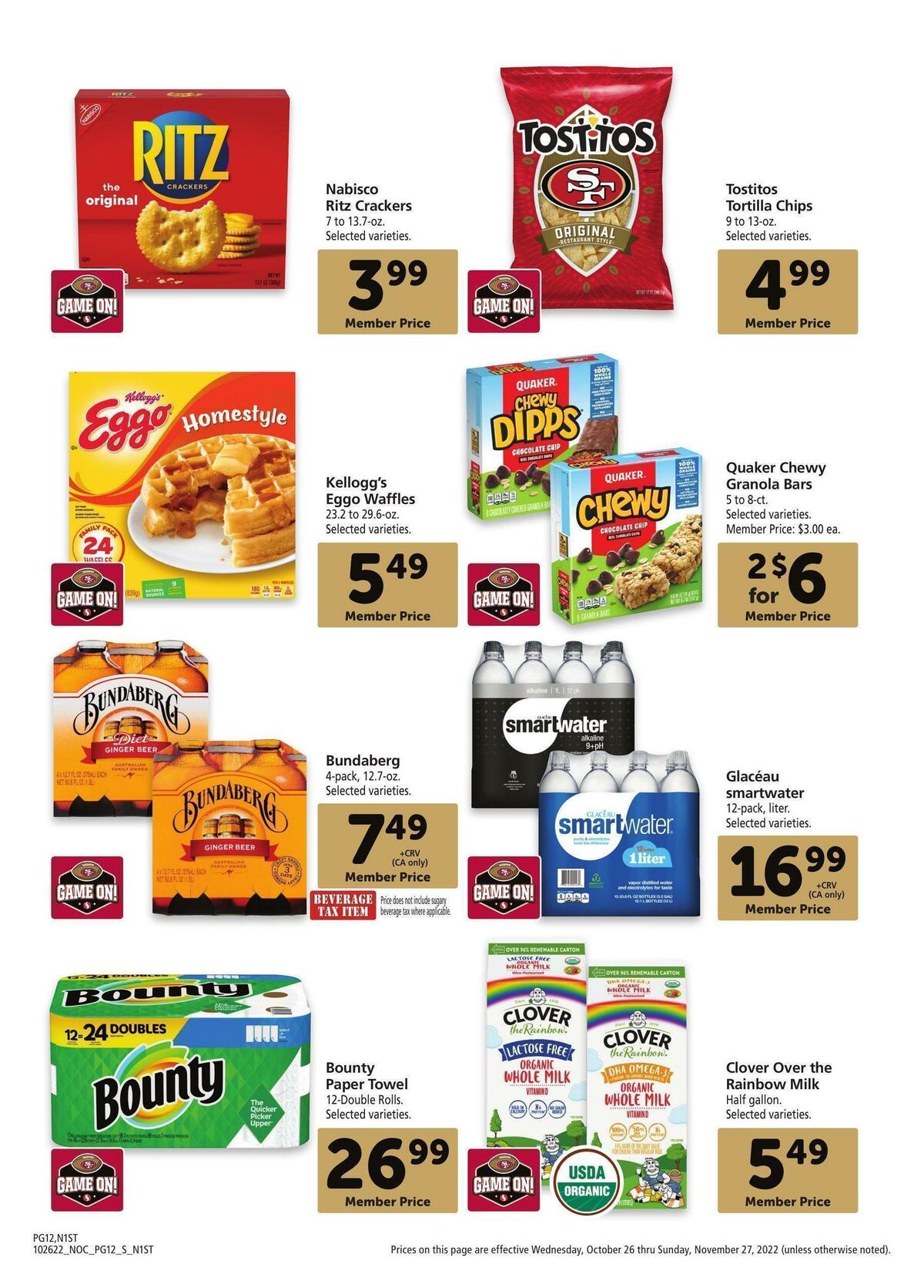 Safeway Big Book of Savings Weekly Ad from October 26