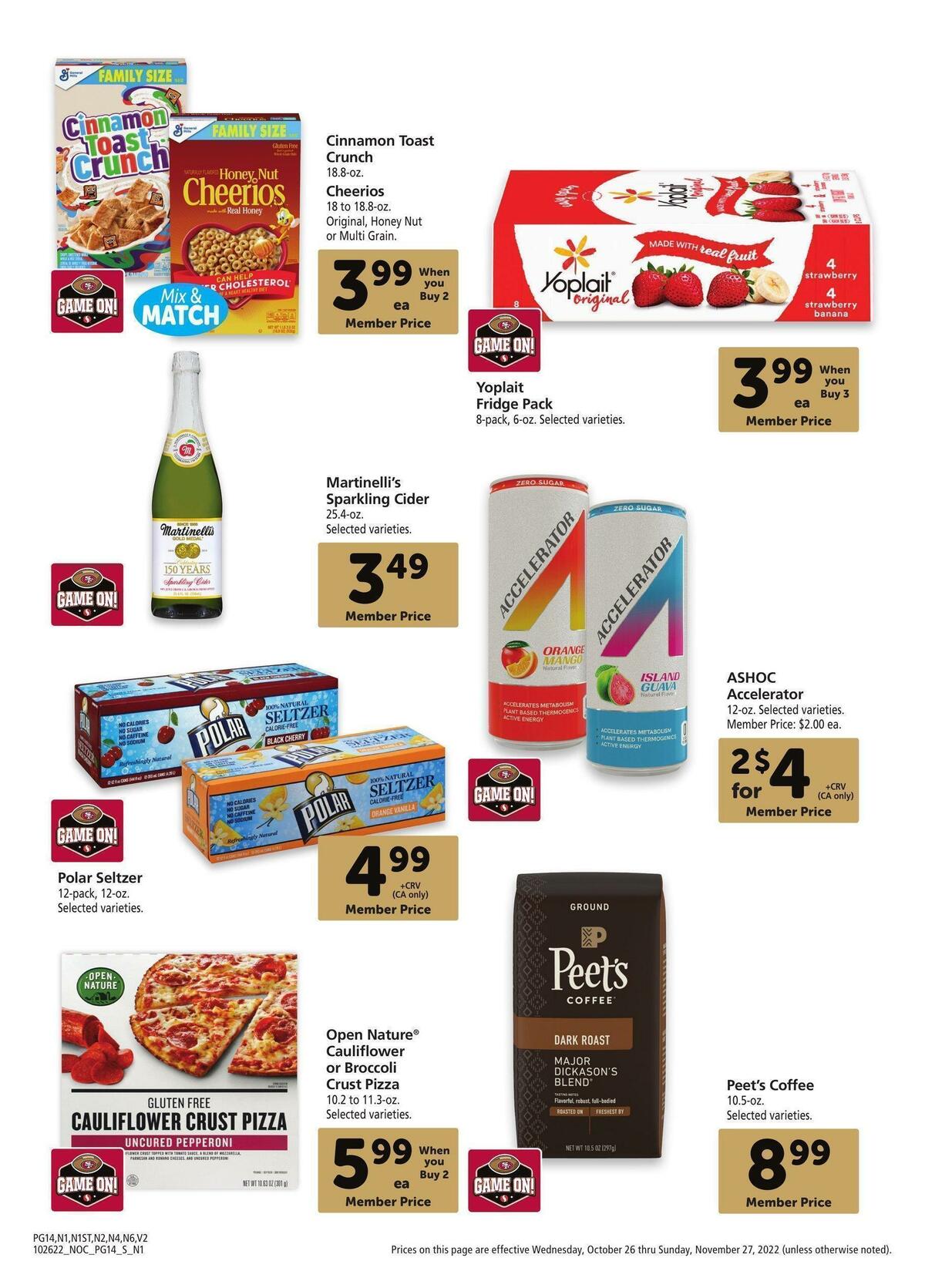 Safeway Big Book of Savings Weekly Ad from October 26