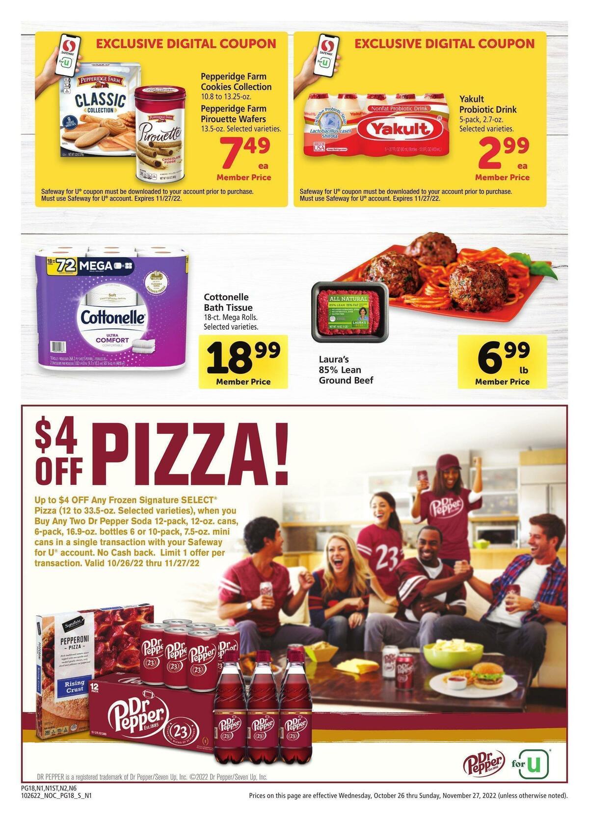 Safeway Big Book of Savings Weekly Ad from October 26