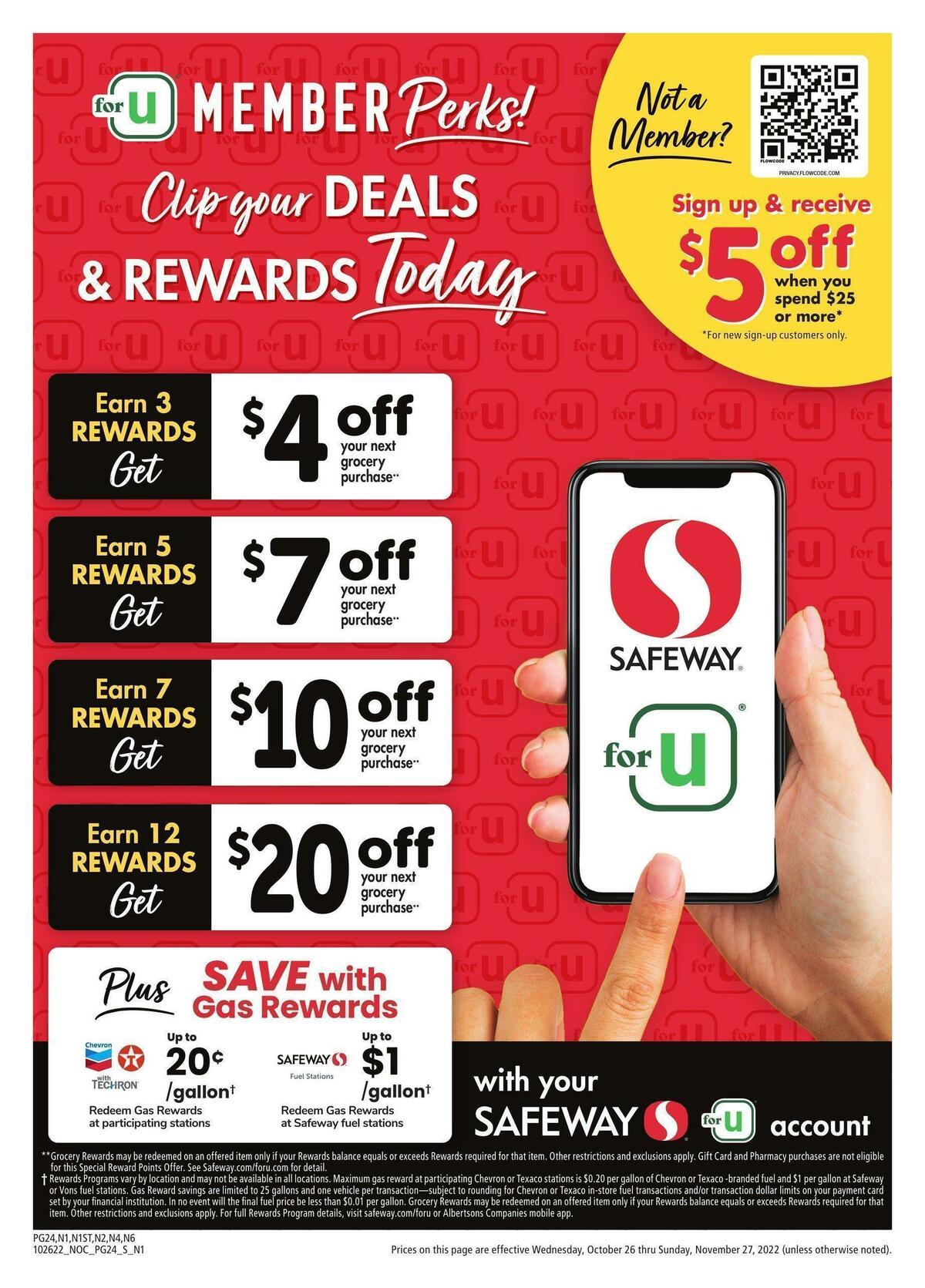 Safeway Big Book of Savings Weekly Ad from October 26