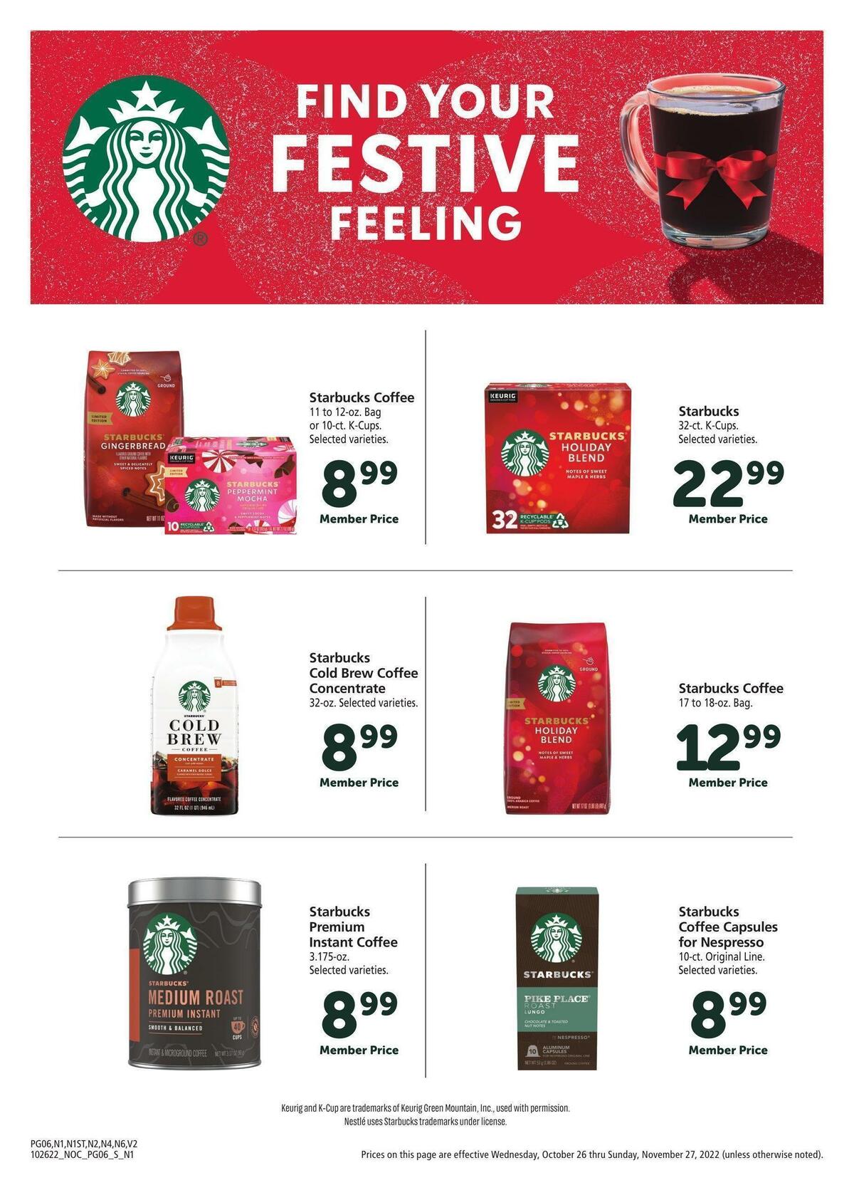 Safeway Big Book of Savings Weekly Ad from October 26