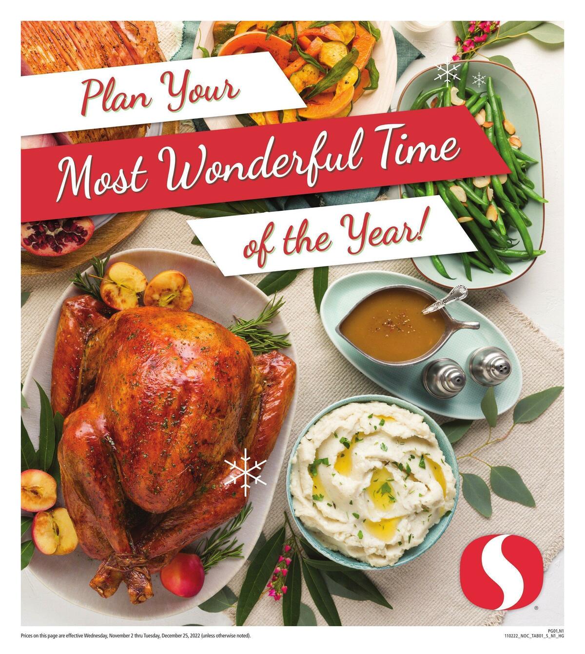 Safeway Holiday Guide Weekly Ad from November 2