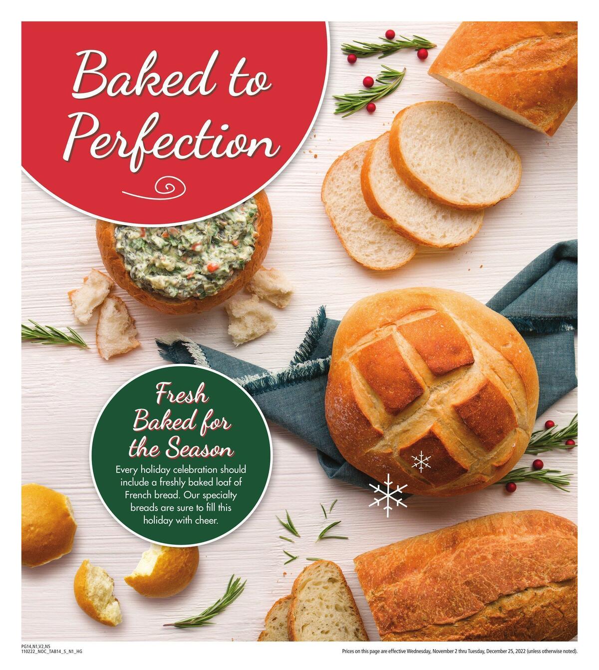 Safeway Holiday Guide Weekly Ad from November 2