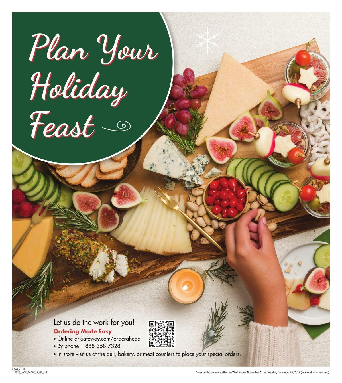 Safeway Holiday Guide Weekly Ad from November 2