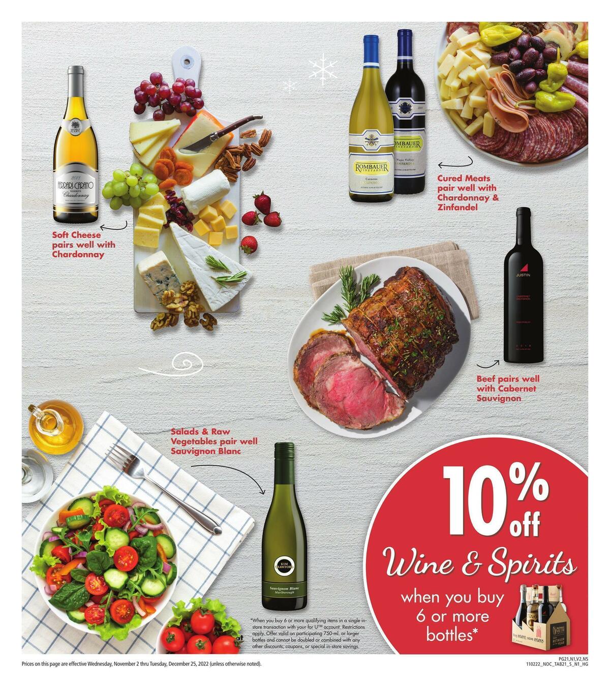 Safeway Holiday Guide Weekly Ad from November 2
