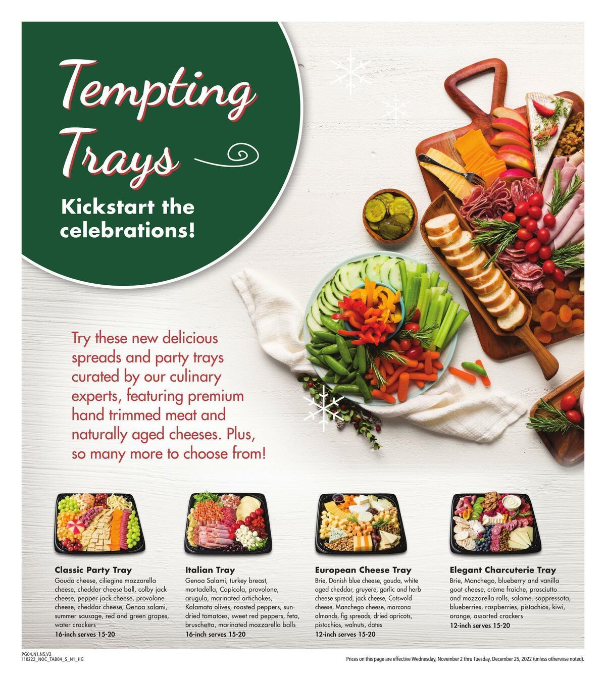 Safeway Holiday Guide Weekly Ad from November 2