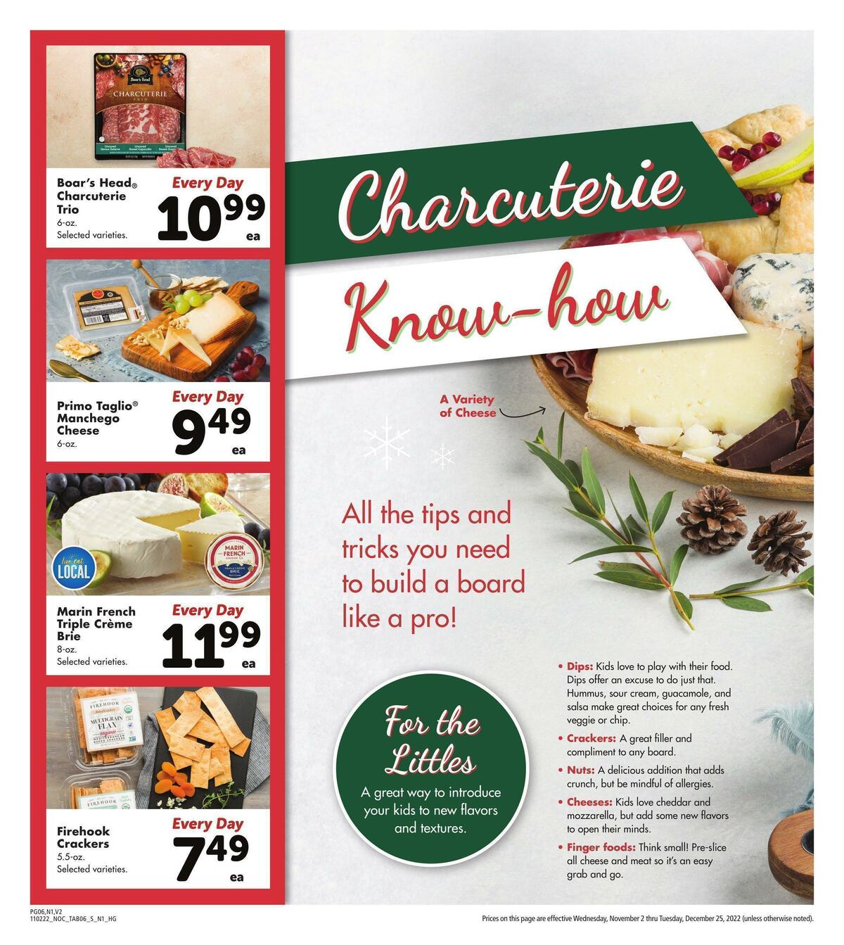 Safeway Holiday Guide Weekly Ad from November 2