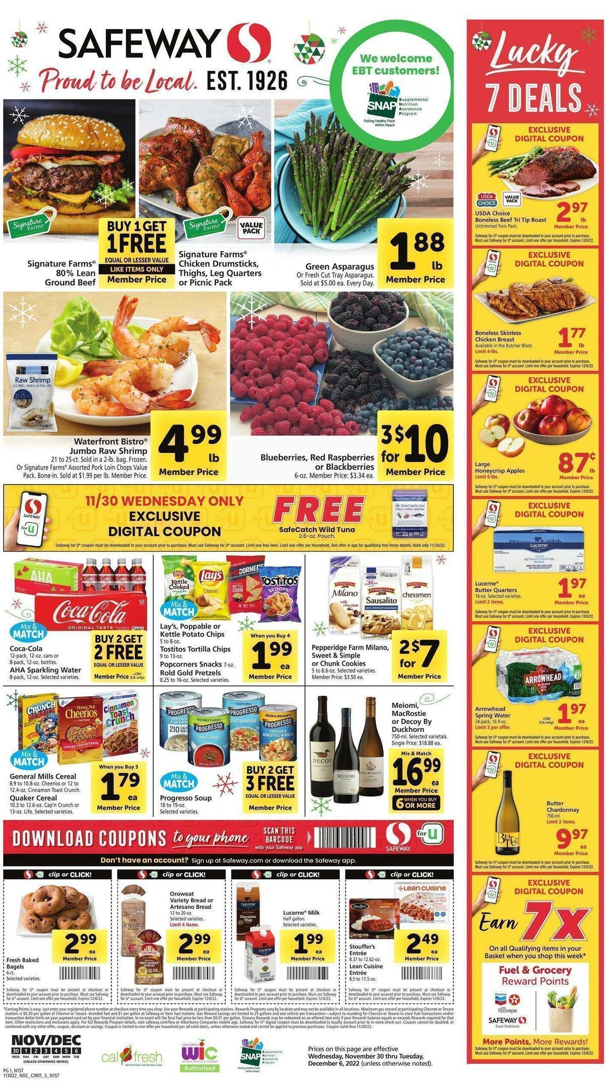 Safeway Weekly Ad from November 30