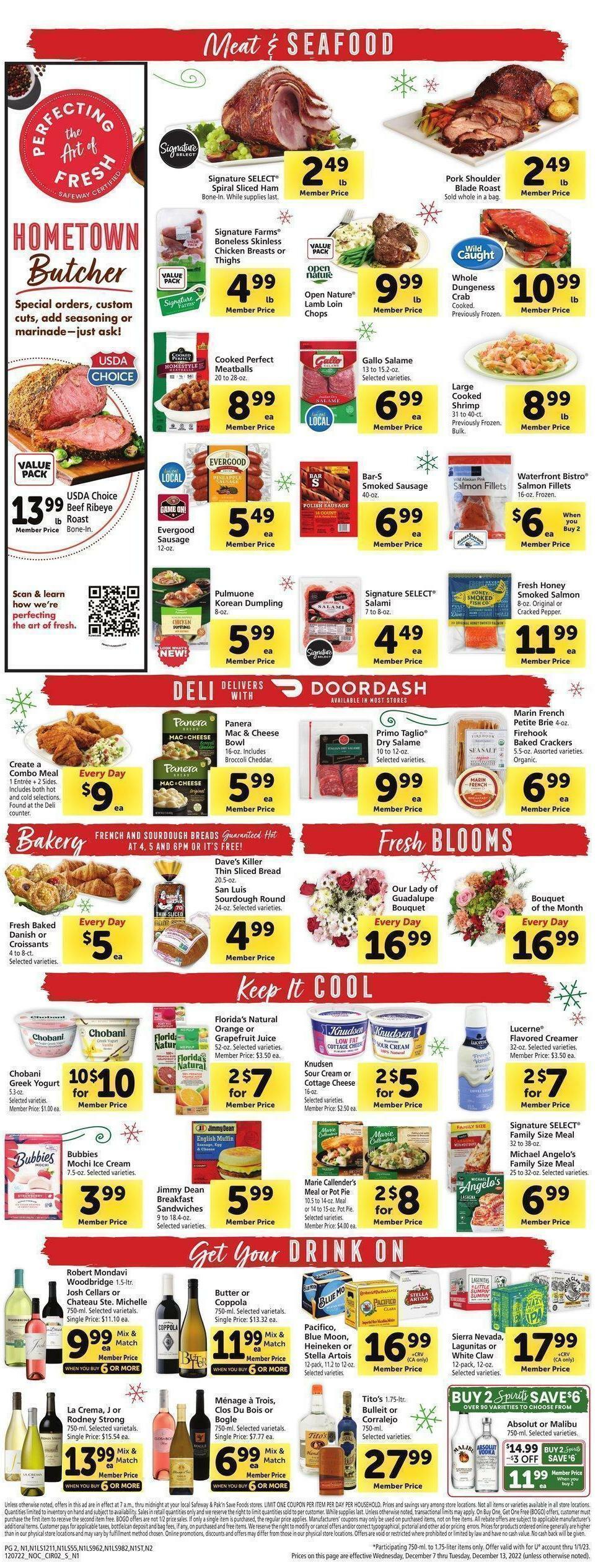 Safeway Weekly Ad from December 7
