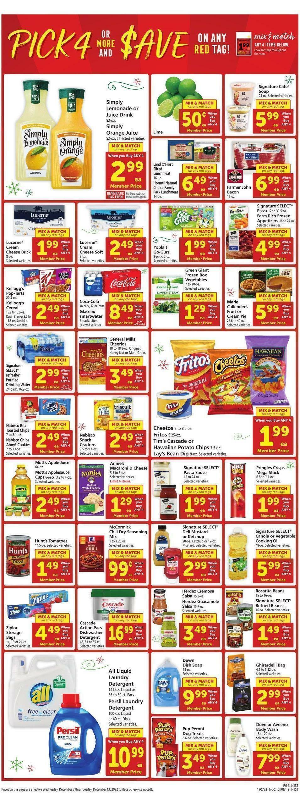 Safeway Weekly Ad from December 7