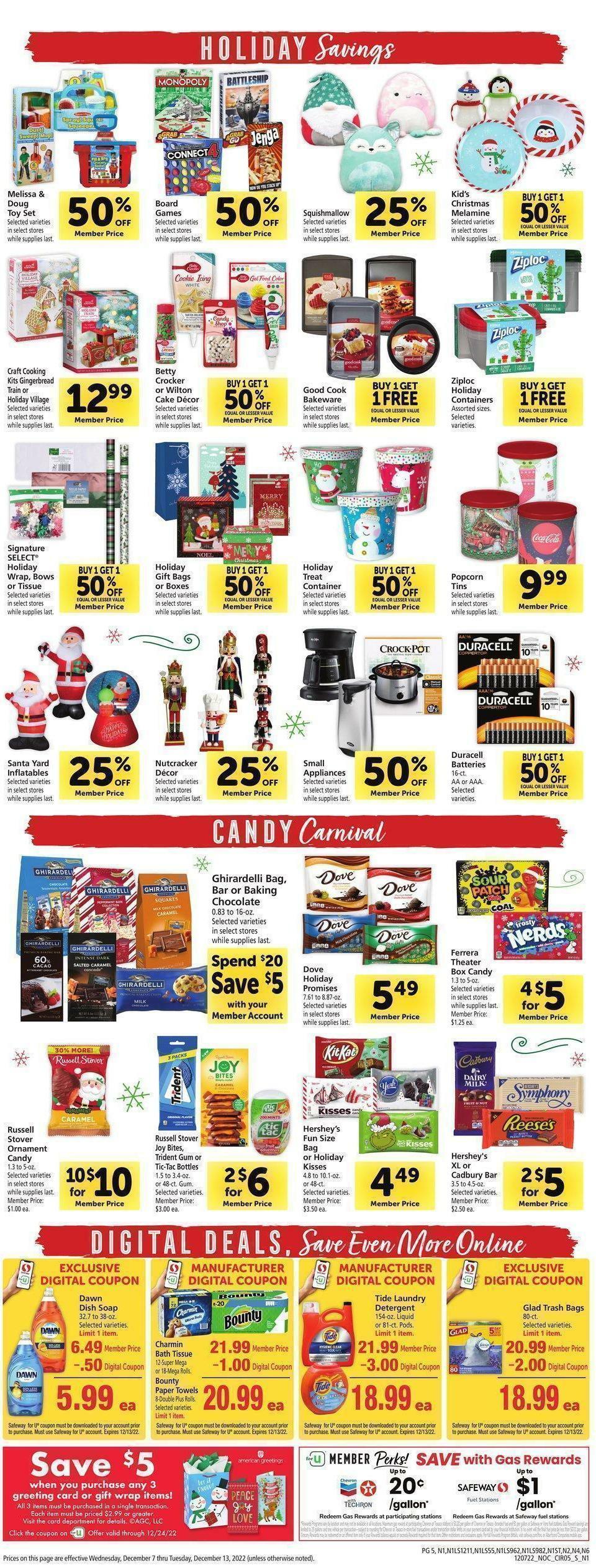 Safeway Weekly Ad from December 7
