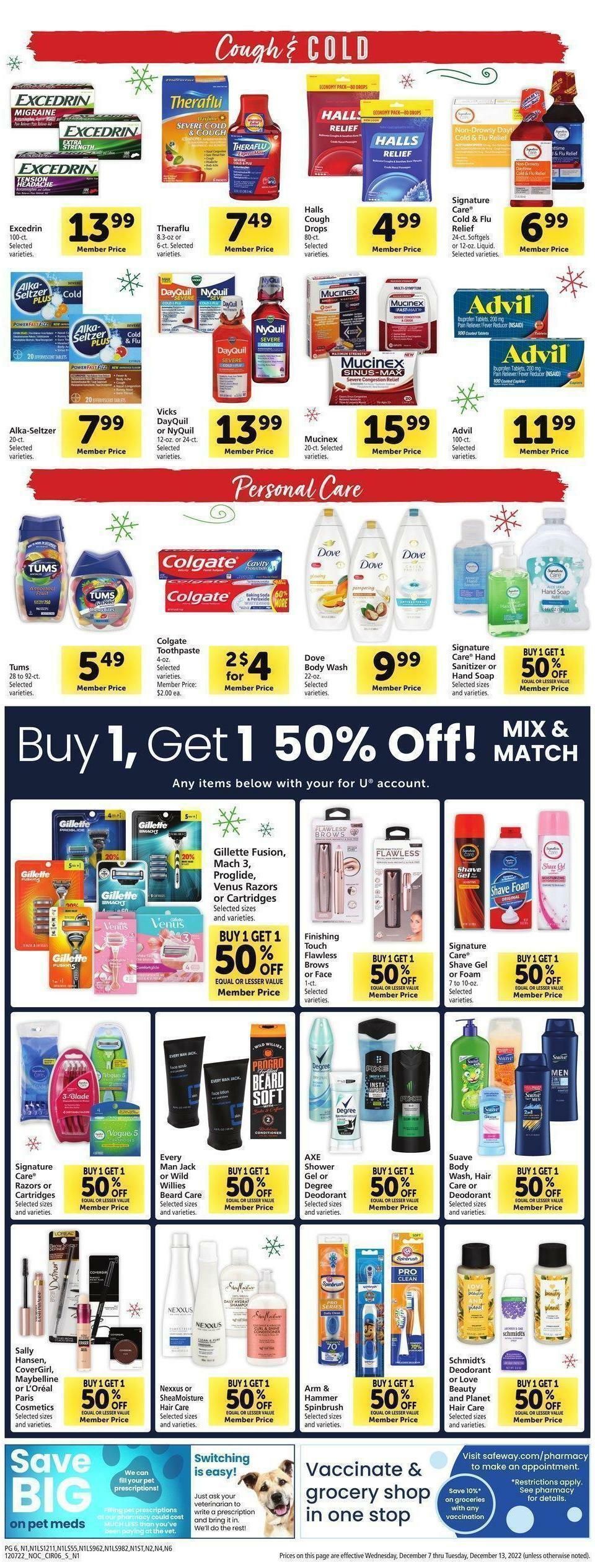 Safeway Weekly Ad from December 7