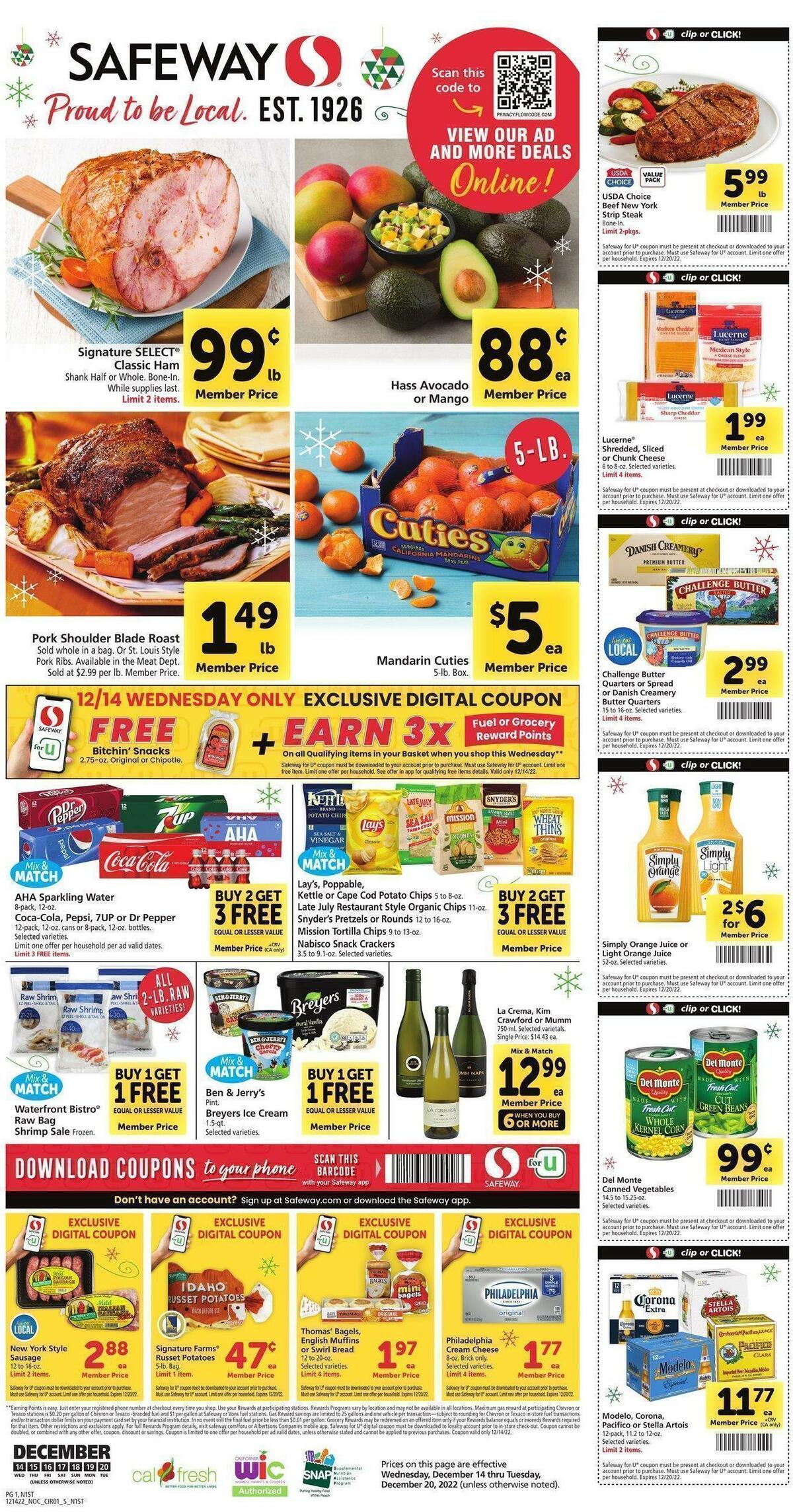 Safeway Weekly Ad from December 14