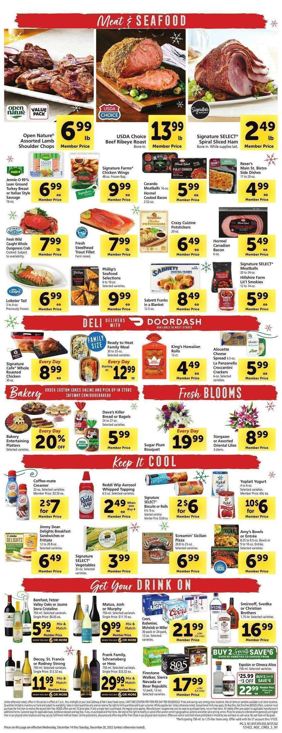 Safeway Weekly Ad from December 14