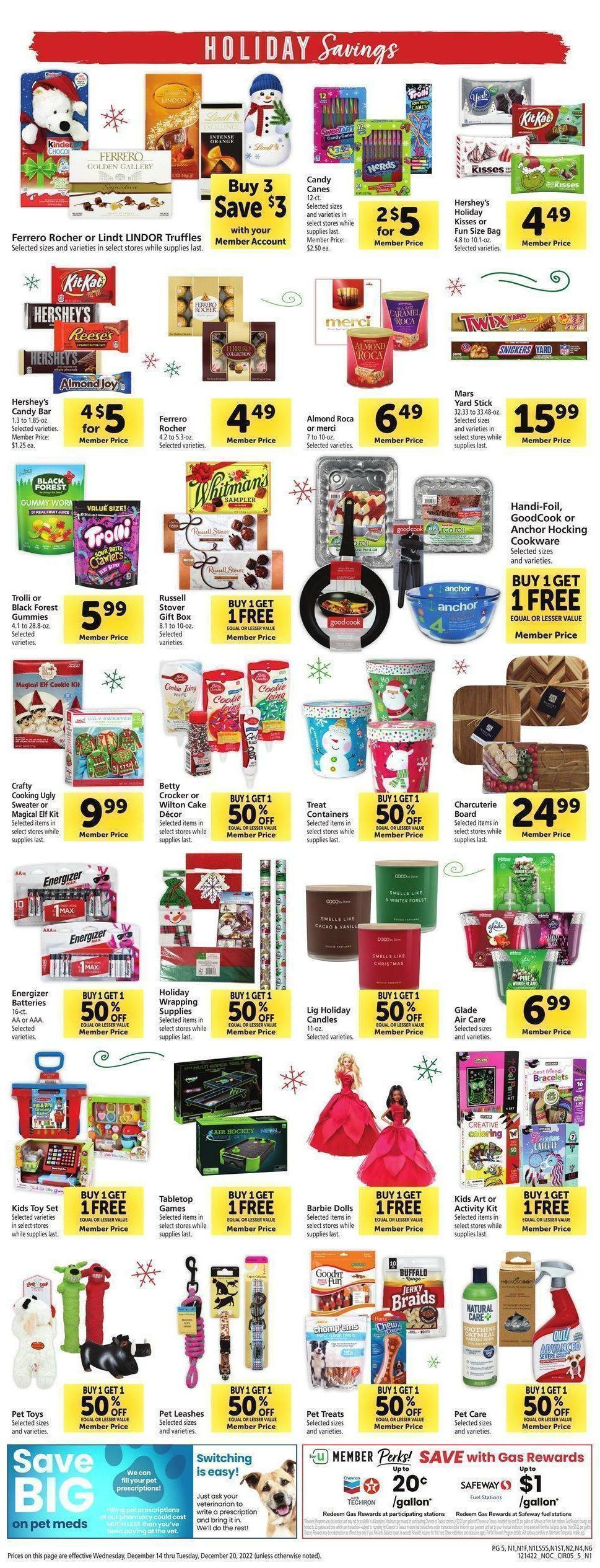 Safeway Weekly Ad from December 14