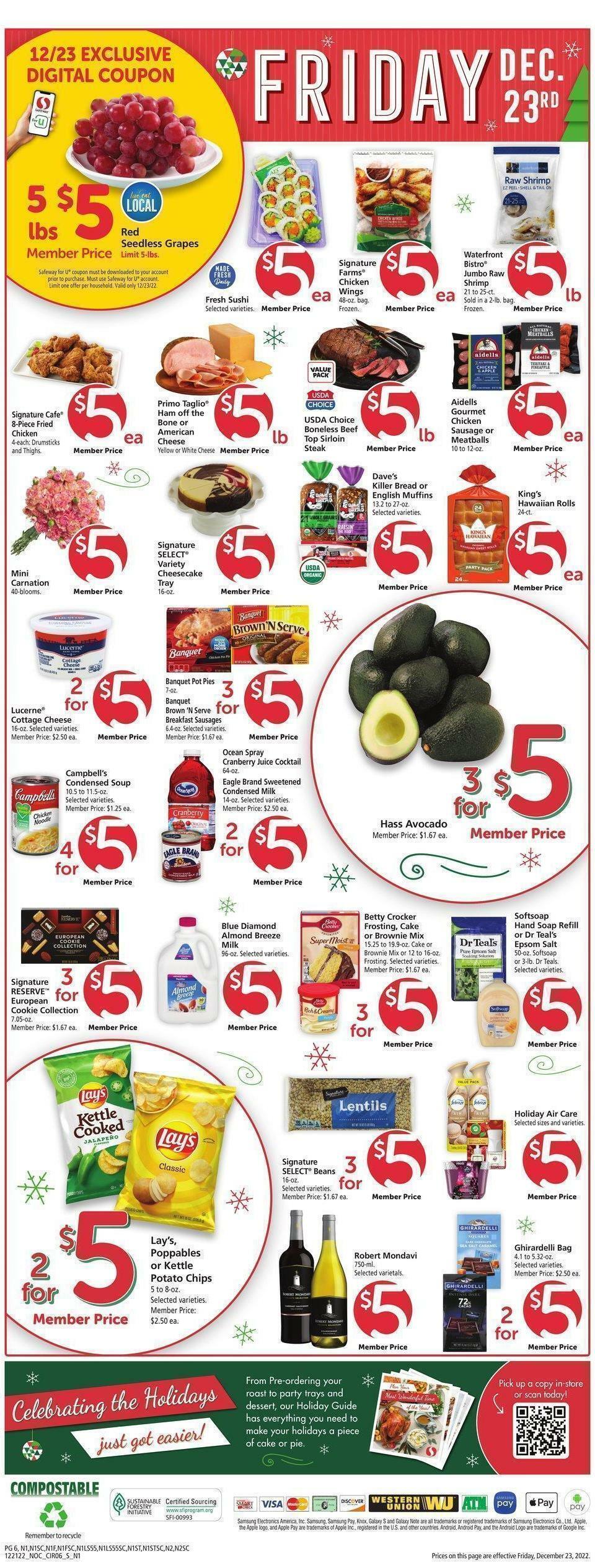 Safeway Weekly Ad from December 21