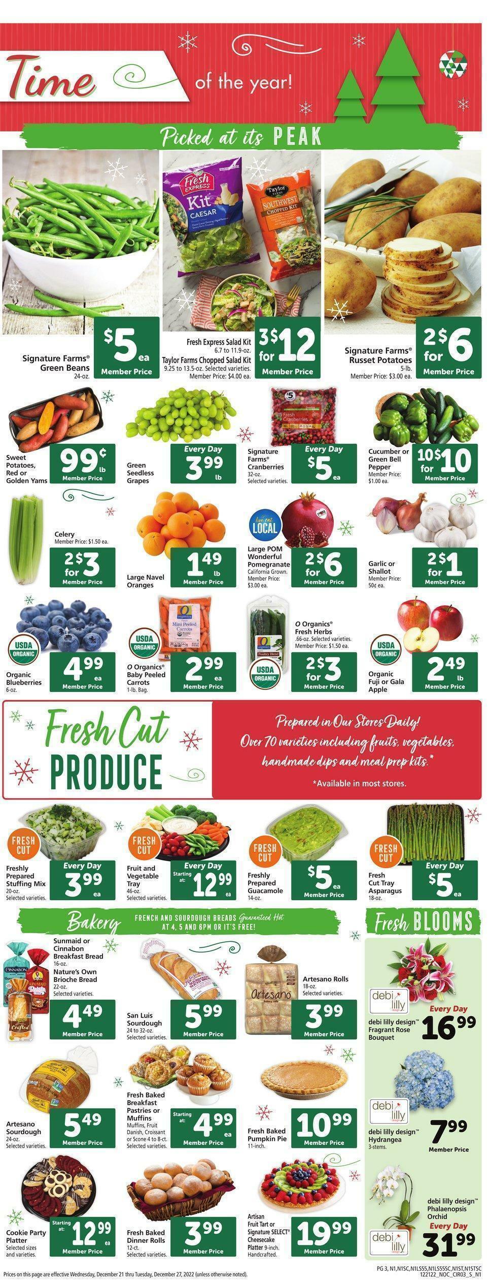 Safeway Weekly Ad from December 21