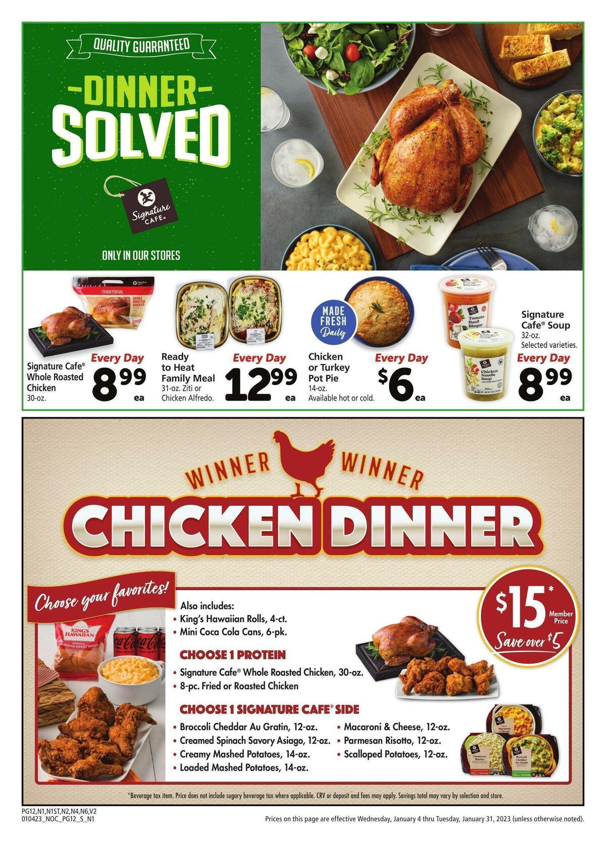 Safeway Big Book of Savings Weekly Ad from January 4