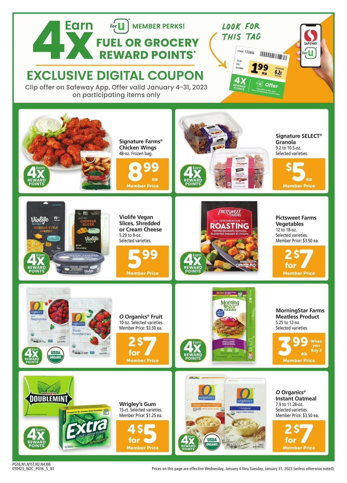 Safeway Big Book of Savings Weekly Ad from January 4
