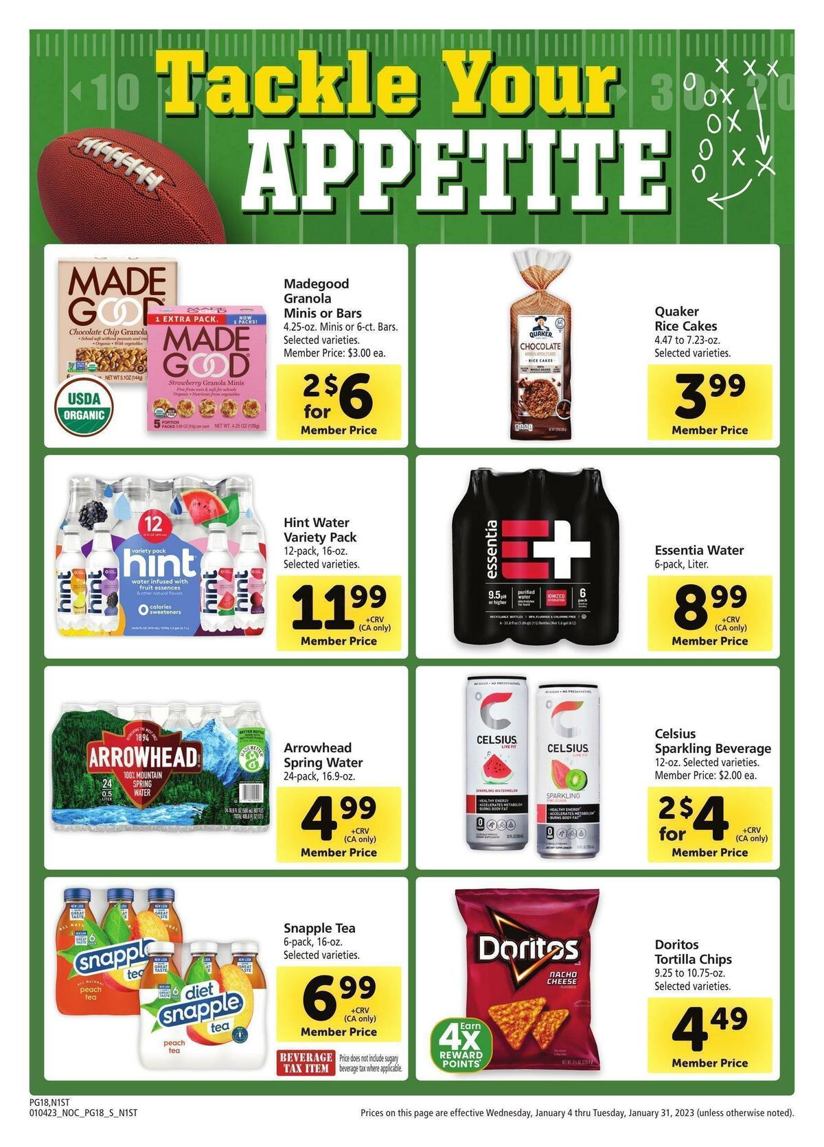 Safeway Big Book of Savings Weekly Ad from January 4