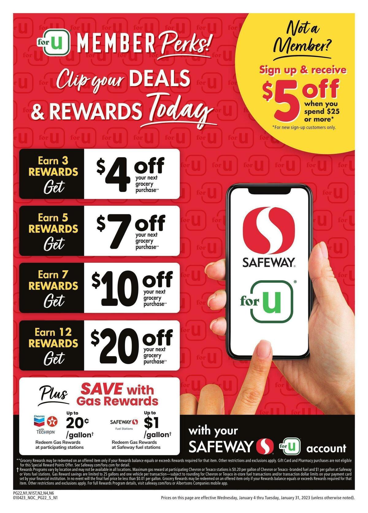Safeway Big Book of Savings Weekly Ad from January 4