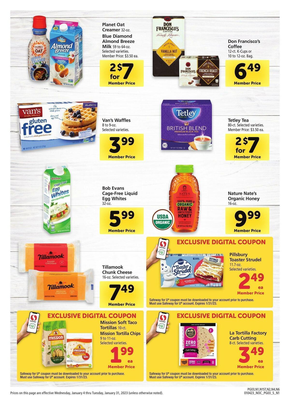 Safeway Big Book of Savings Weekly Ad from January 4