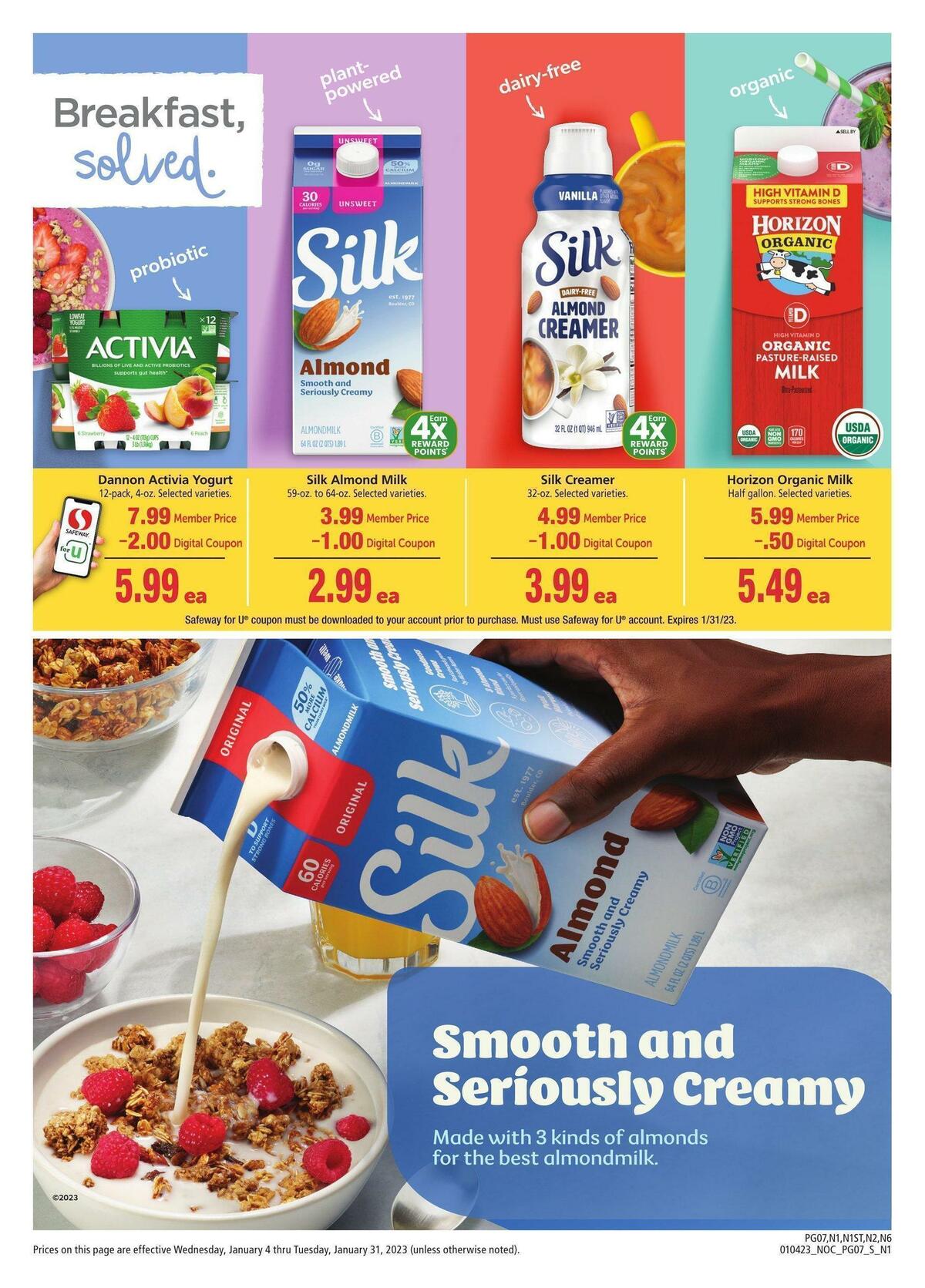 Safeway Big Book of Savings Weekly Ad from January 4