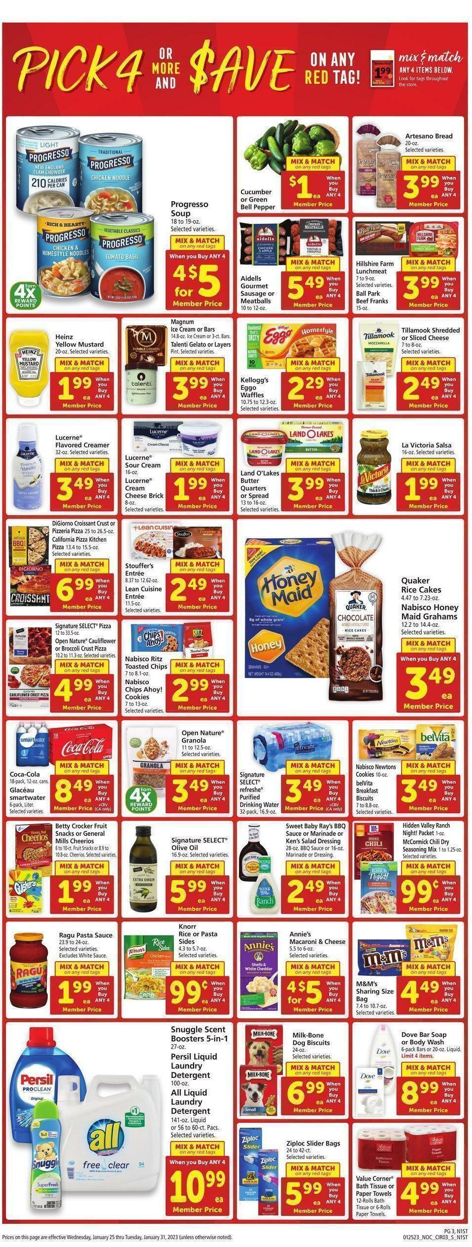 Safeway Weekly Ad from January 25