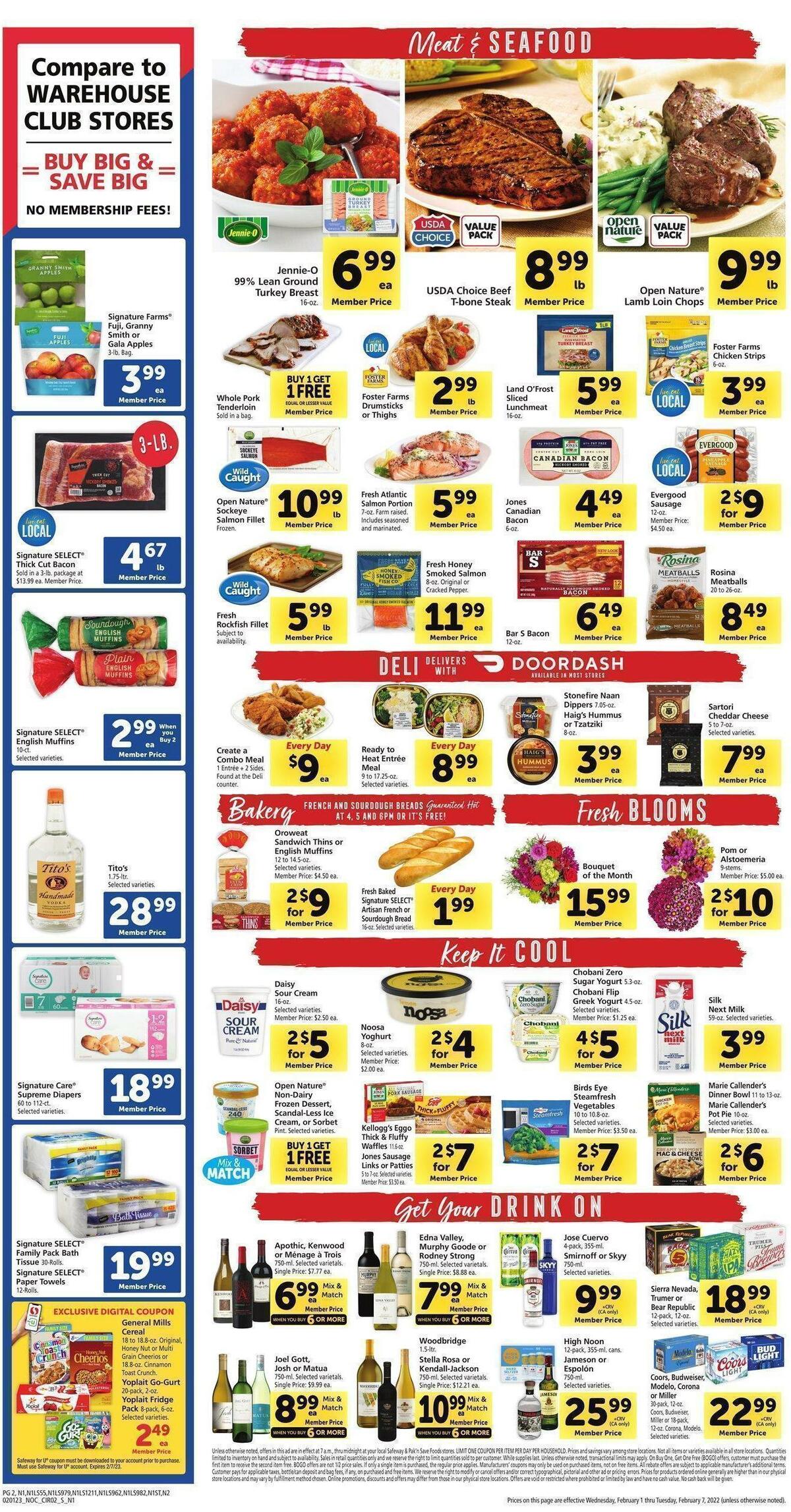 Safeway Weekly Ad from February 1