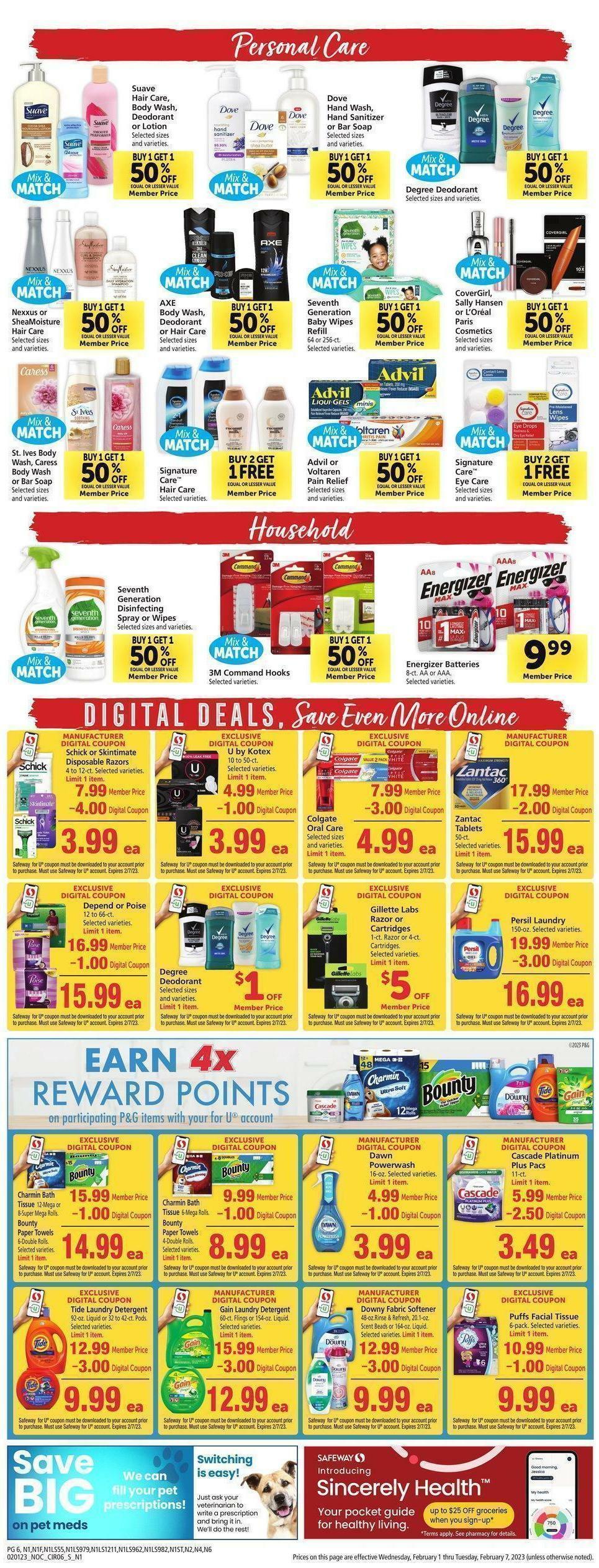 Safeway Weekly Ad from February 1