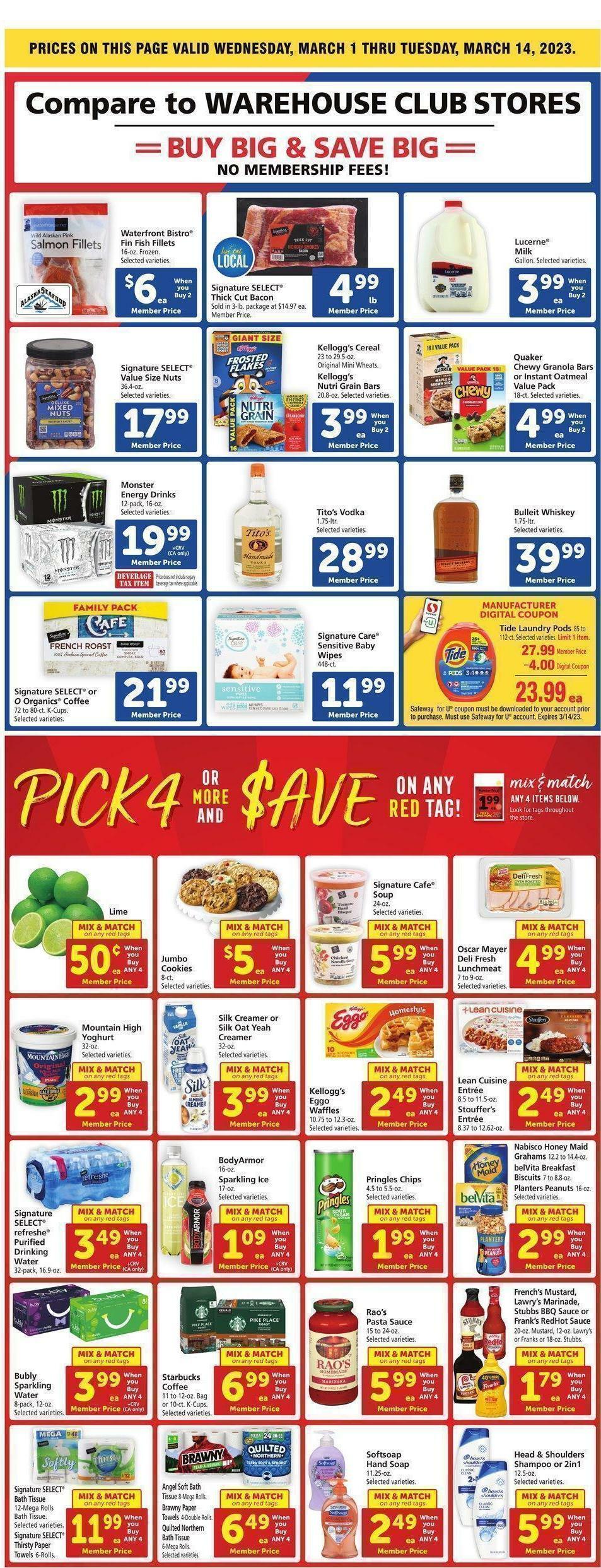 Safeway Weekly Ad from March 1
