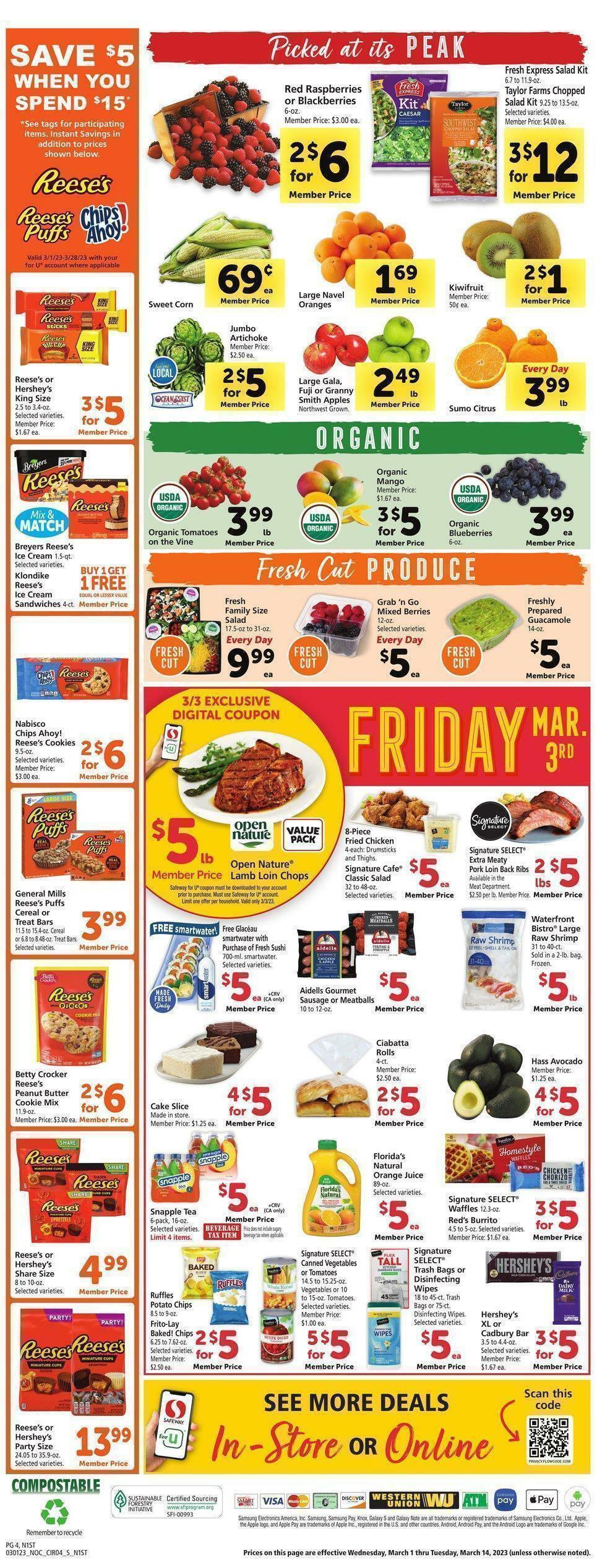 Safeway Weekly Ad from March 1