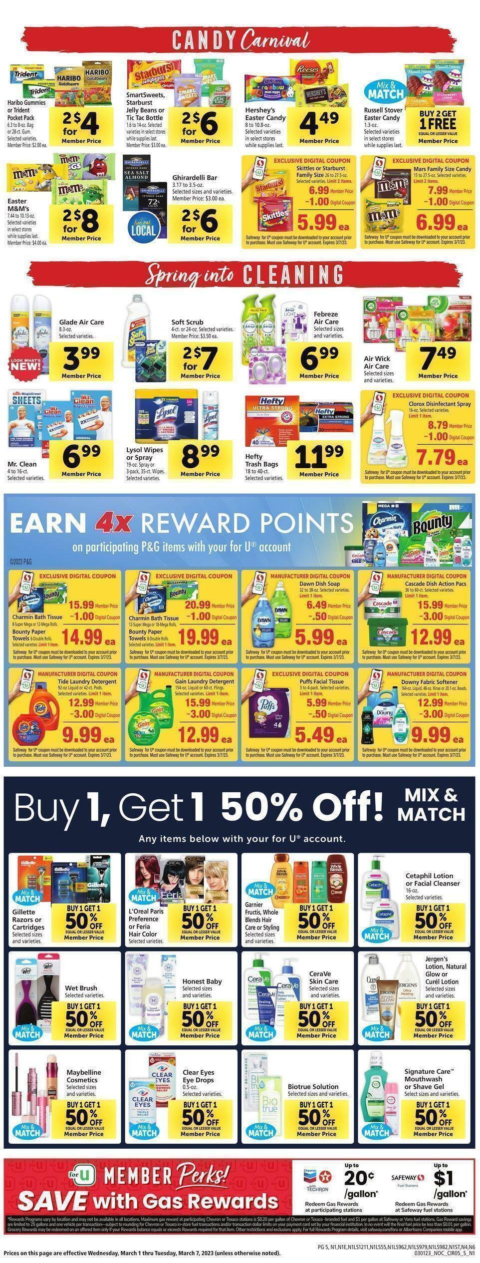 Safeway Weekly Ad from March 1